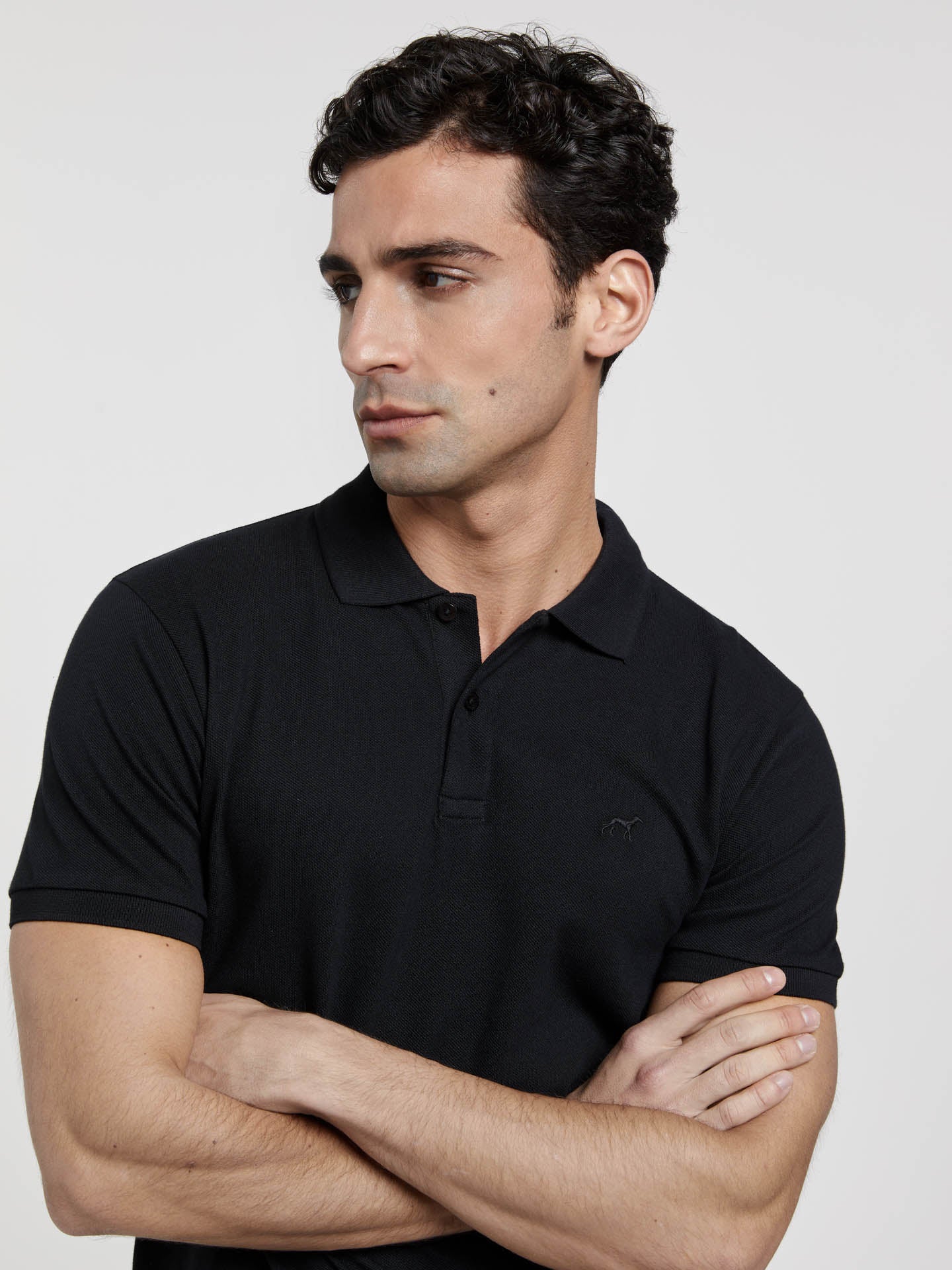 Slim Fit Basic Polo Piqué Shirt - Image 2