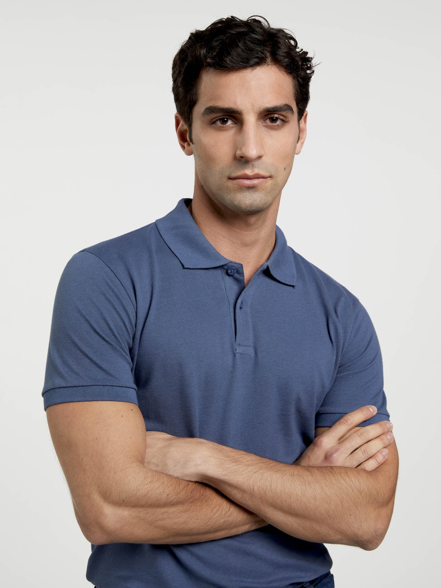 Slim Fit Basic Polo Piqué Shirt - Image 28