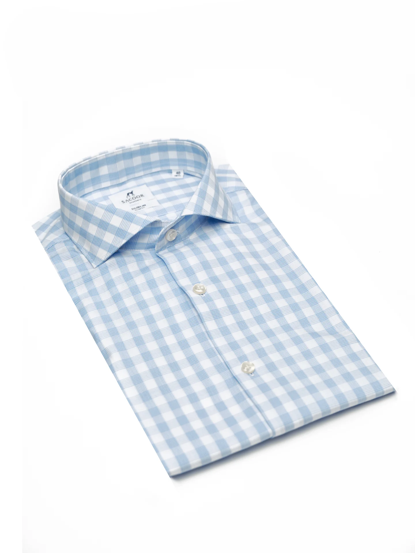 Slim fit Business checks formal shirt - Image 2