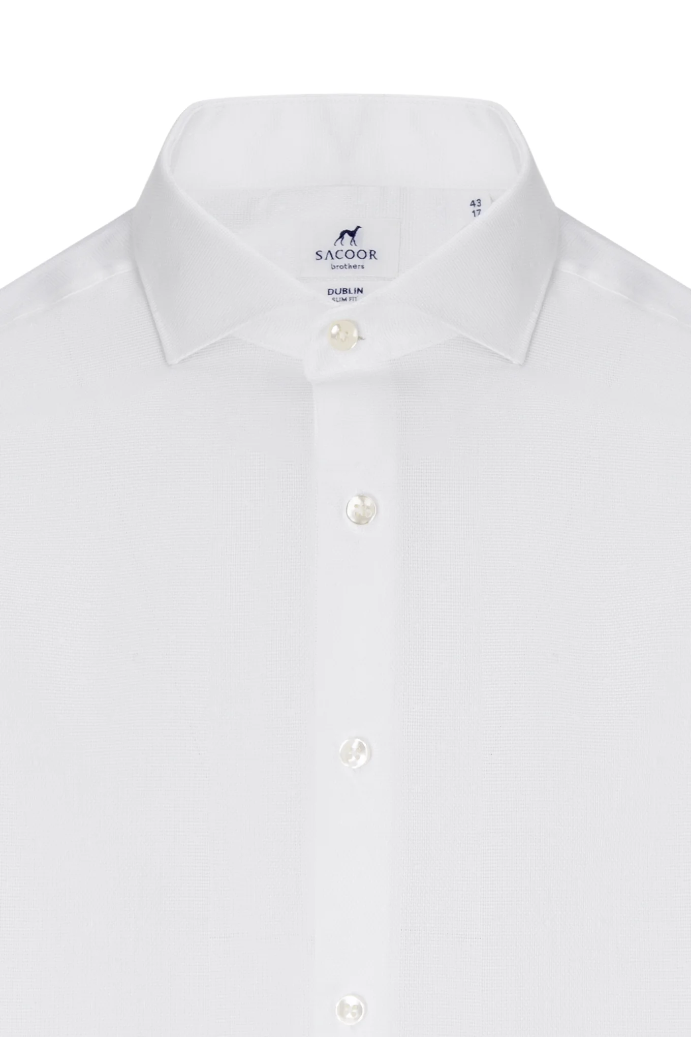 Slim fit Business padrão bolas formal shirt - Image 3