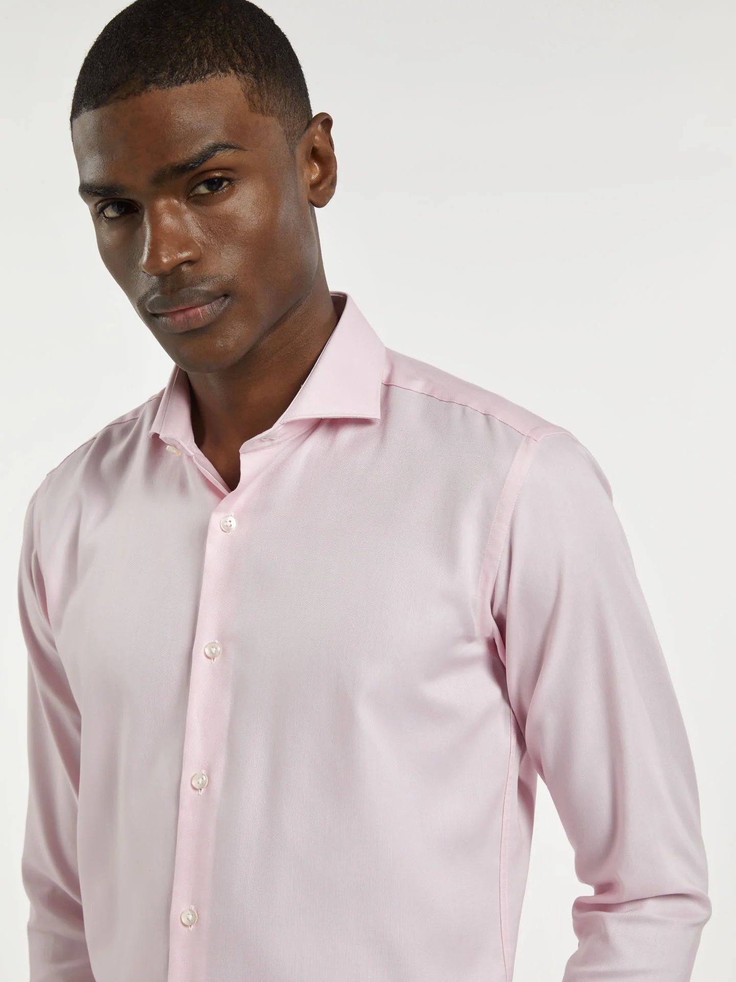 Slim fit business plain oxford formal shirt - Image 9