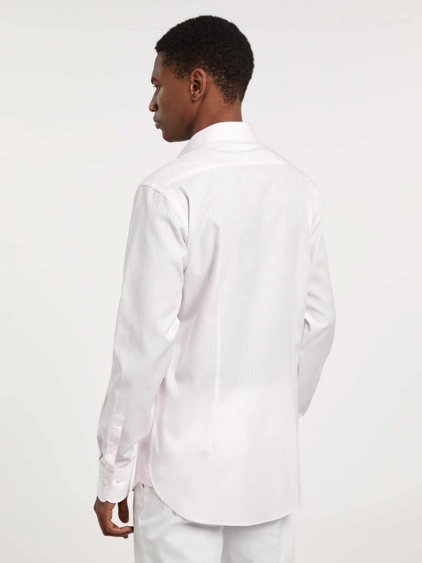 Slim Fit Business stripes Formal Shirt - Image 3