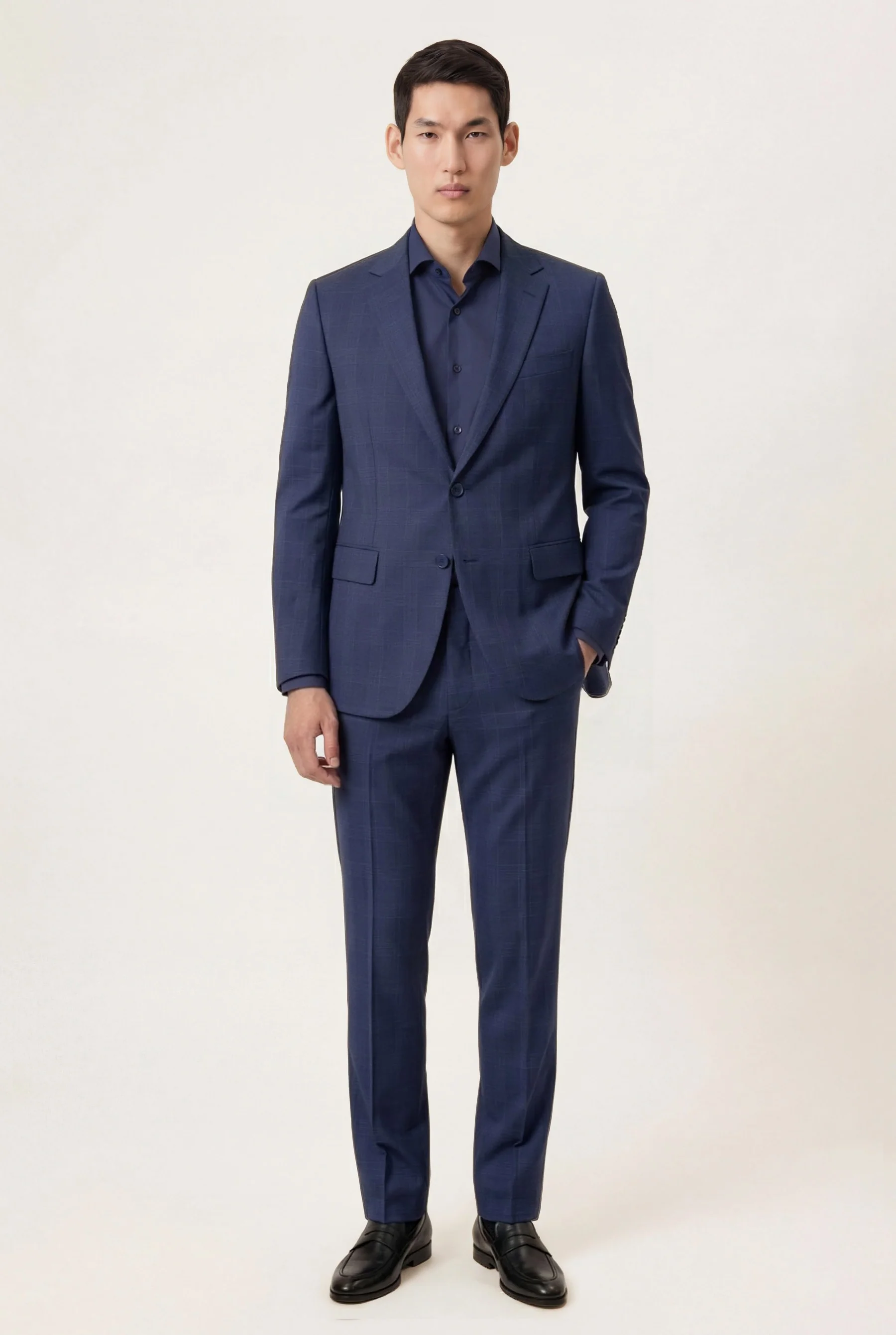 Slim fit Checks Business Suit