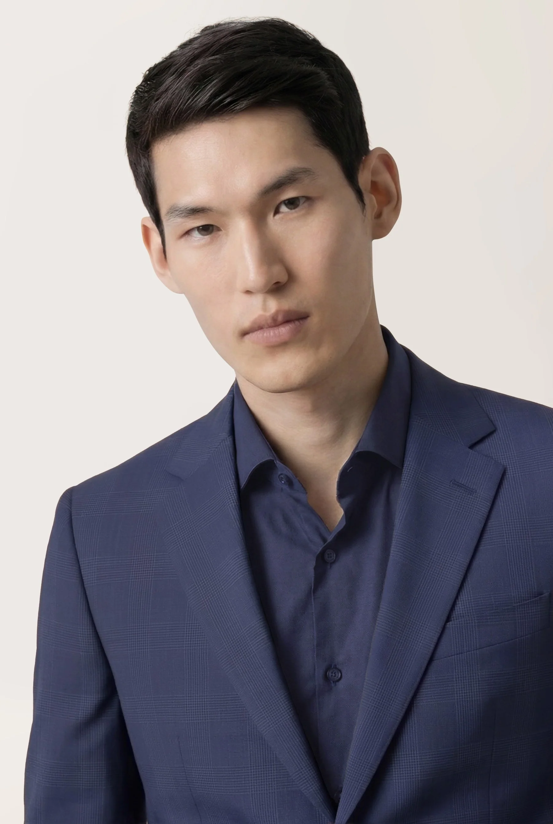 Slim fit Checks Business Suit - Image 2