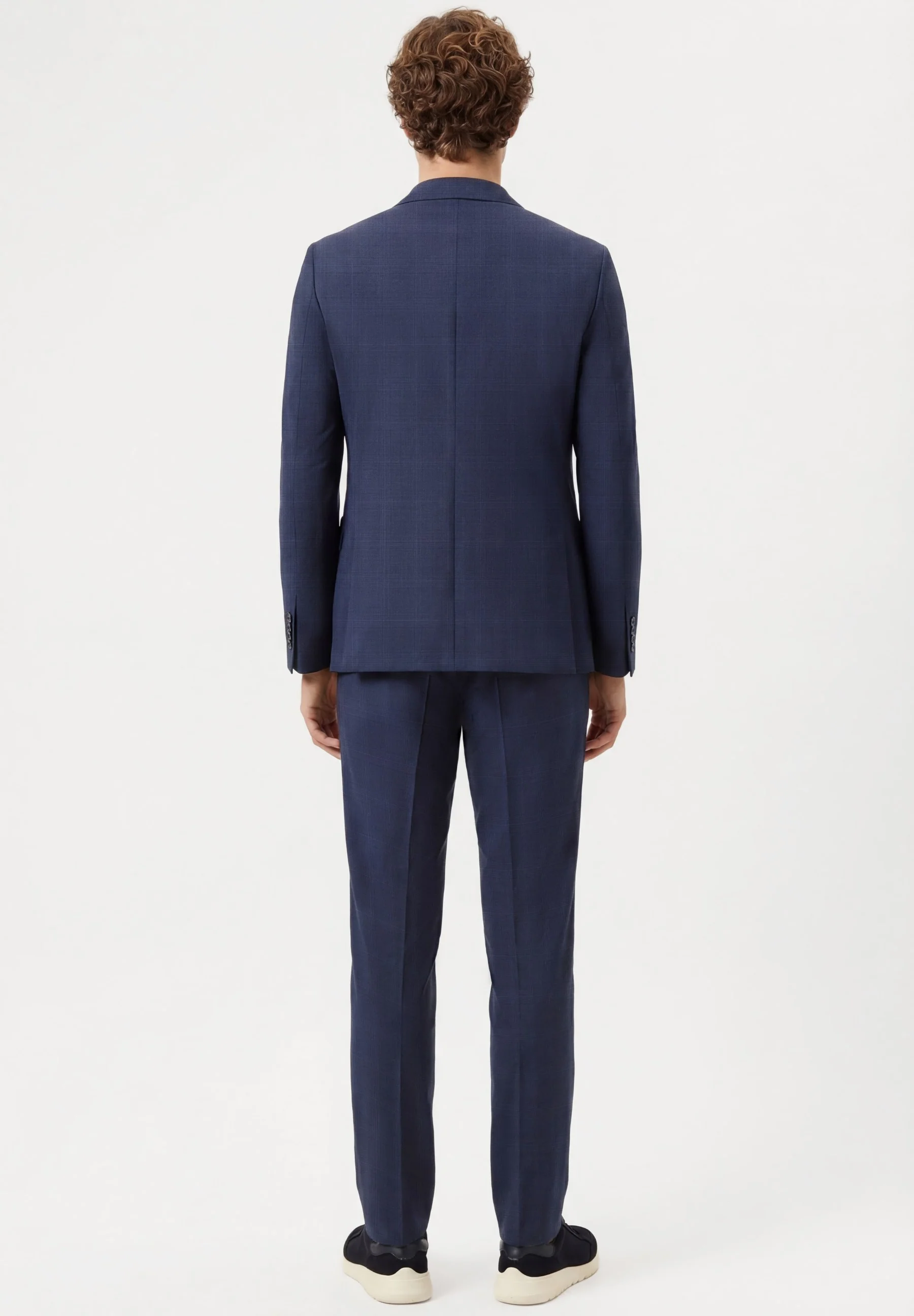 Slim fit Checks Travel Lounge Suit - Image 2