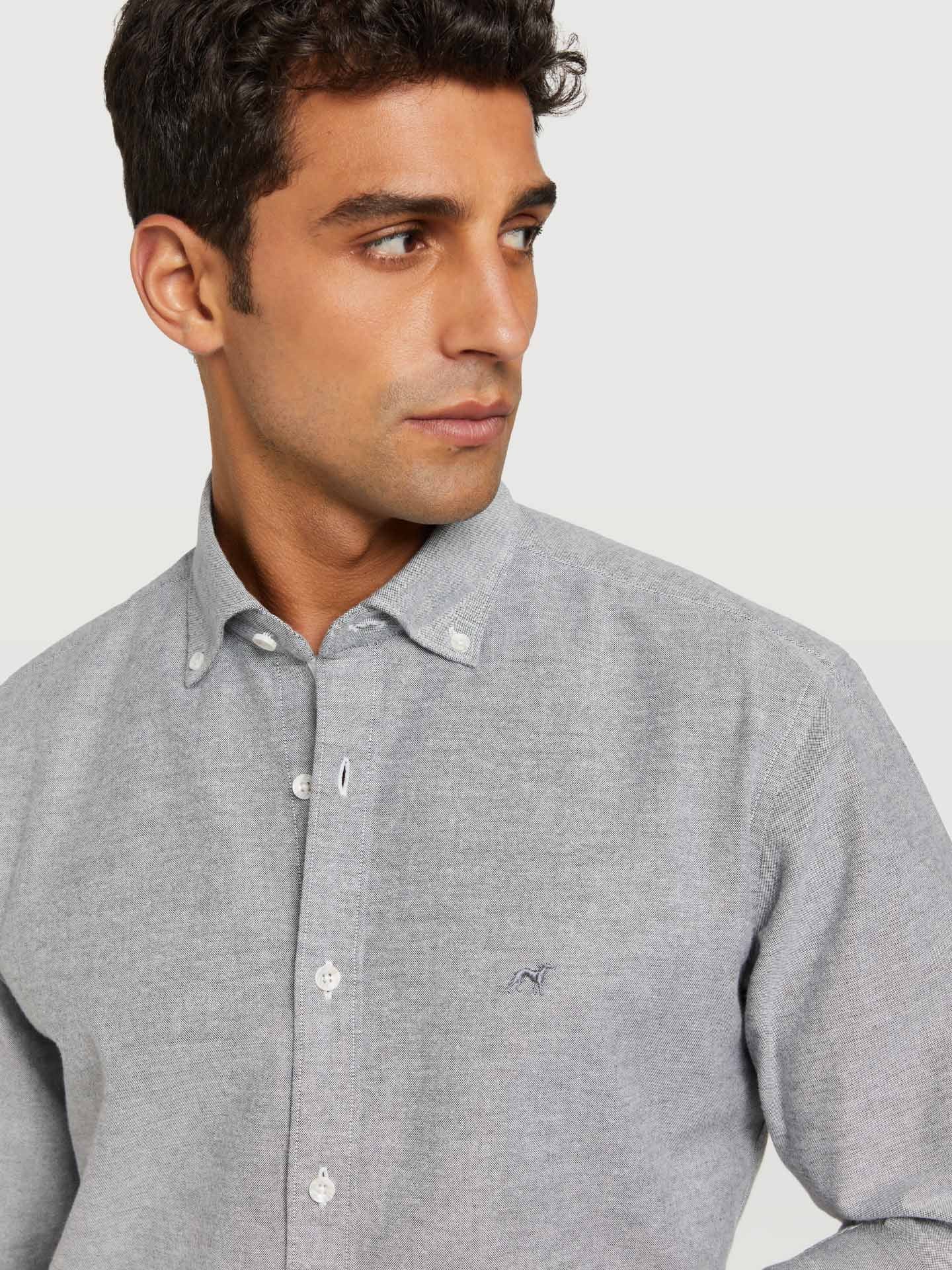 Slim fit comfort oxford shirt - Image 4