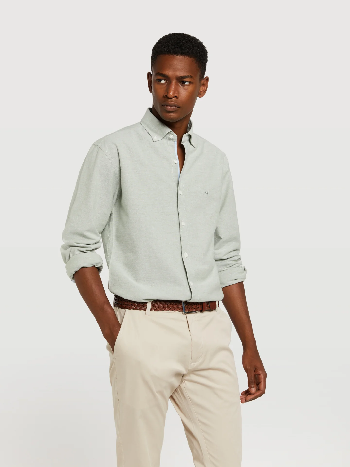 Slim fit comfort oxford shirt - Image 7