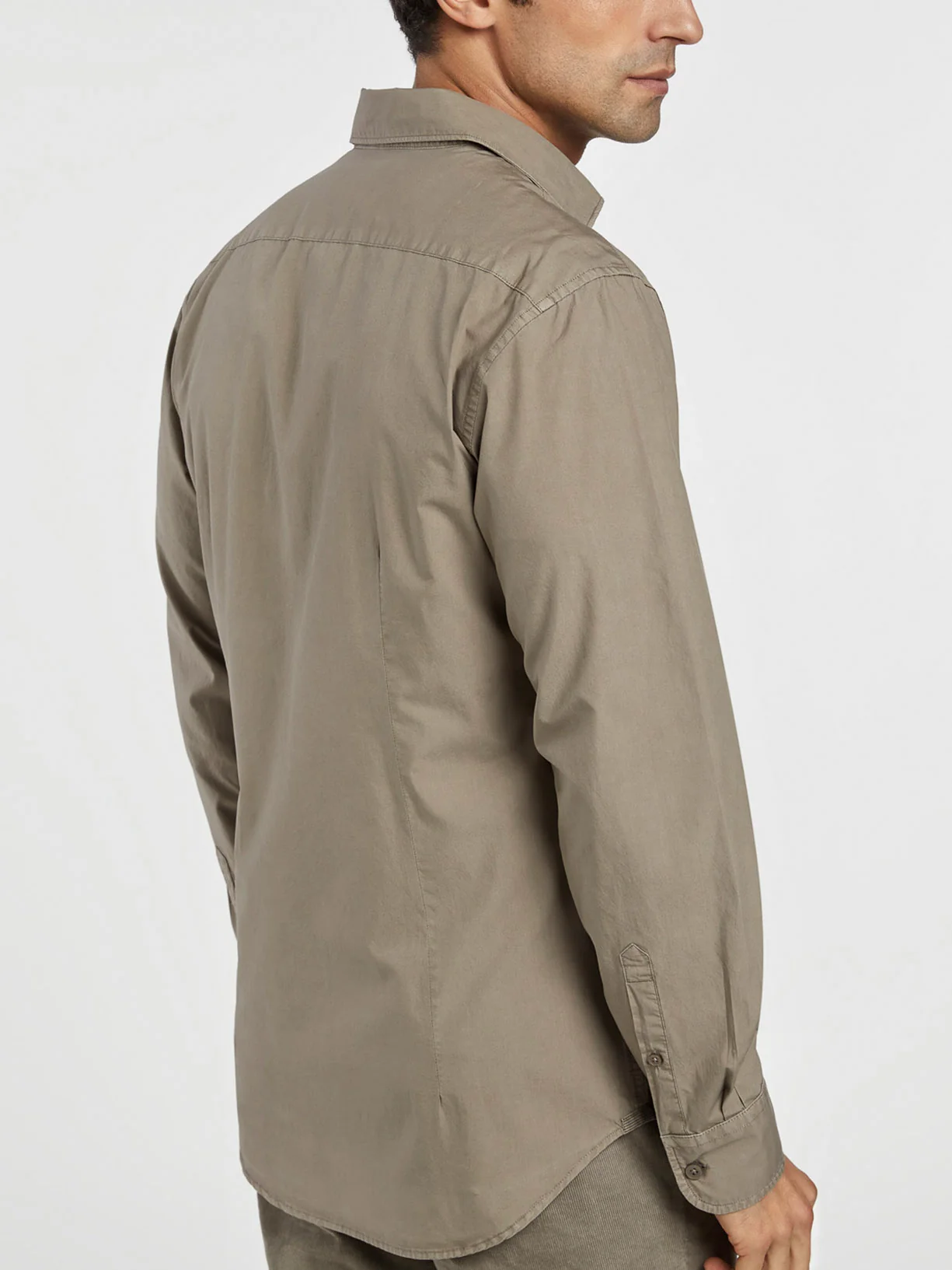 Slim fit comfort poplin garment dye shirt - Image 20