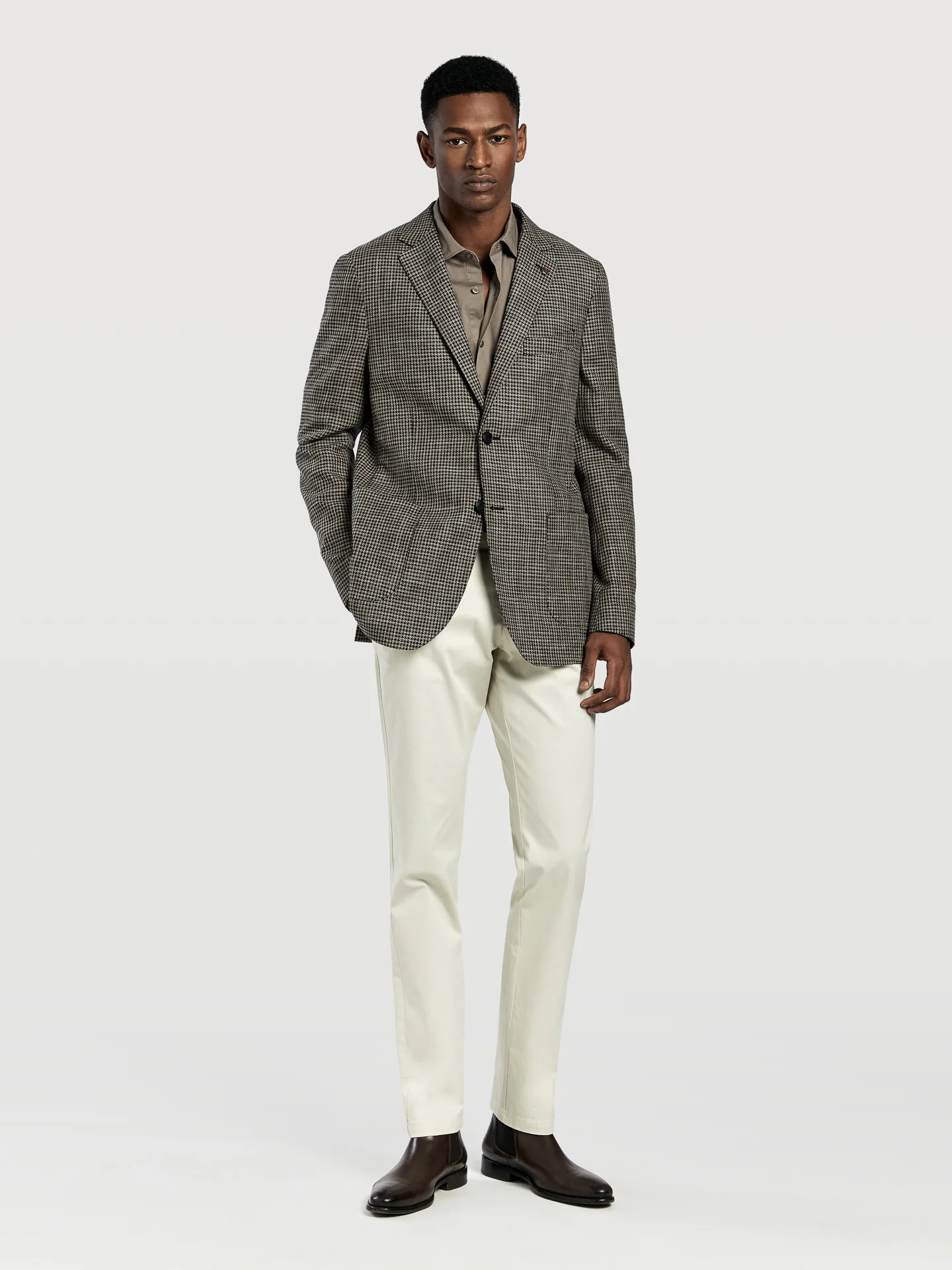 Slim fit comfort poplin garment dye shirt - Image 12