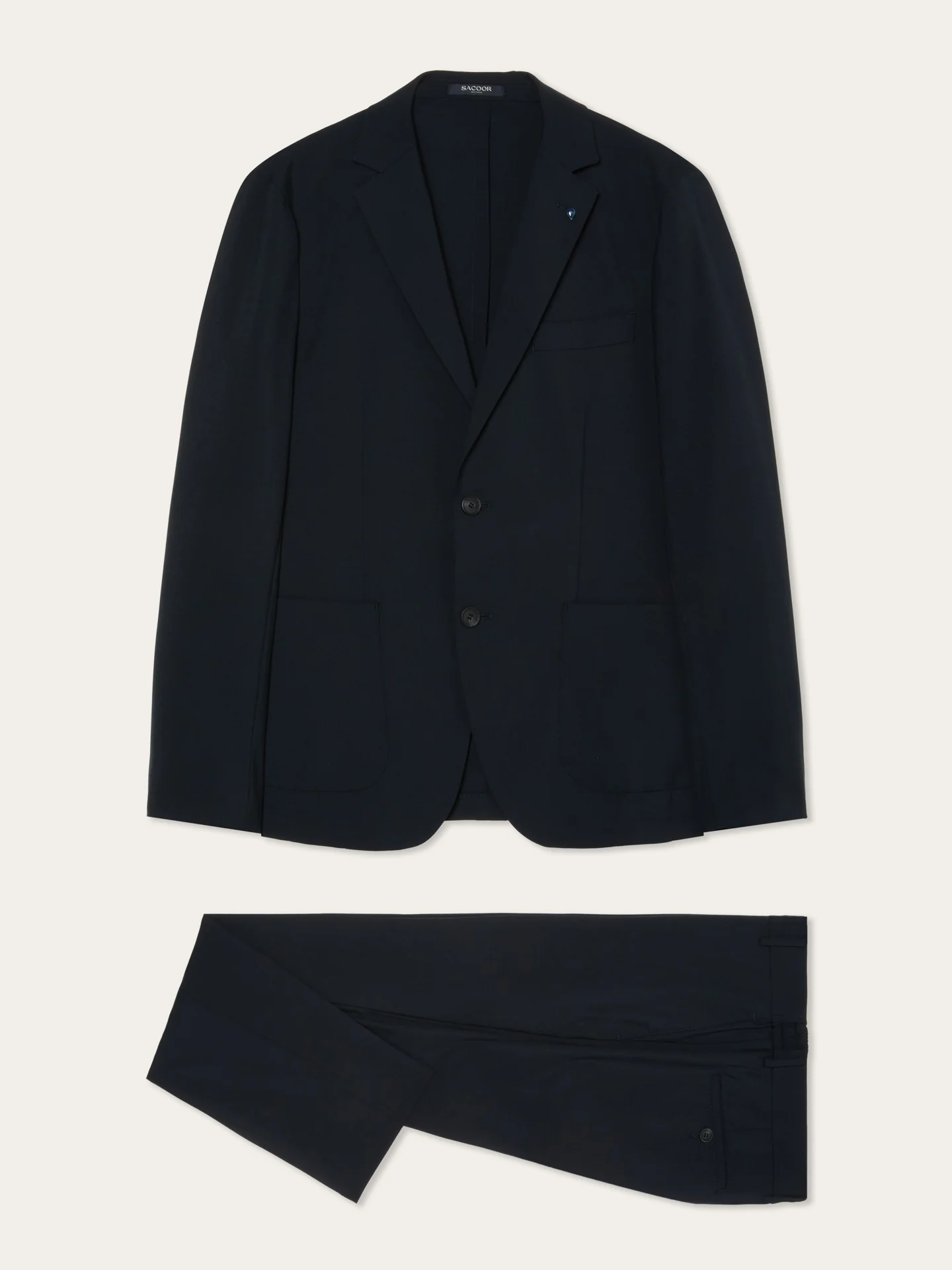 Slim Fit Cordura Combat Wool Travel Suit - Image 4
