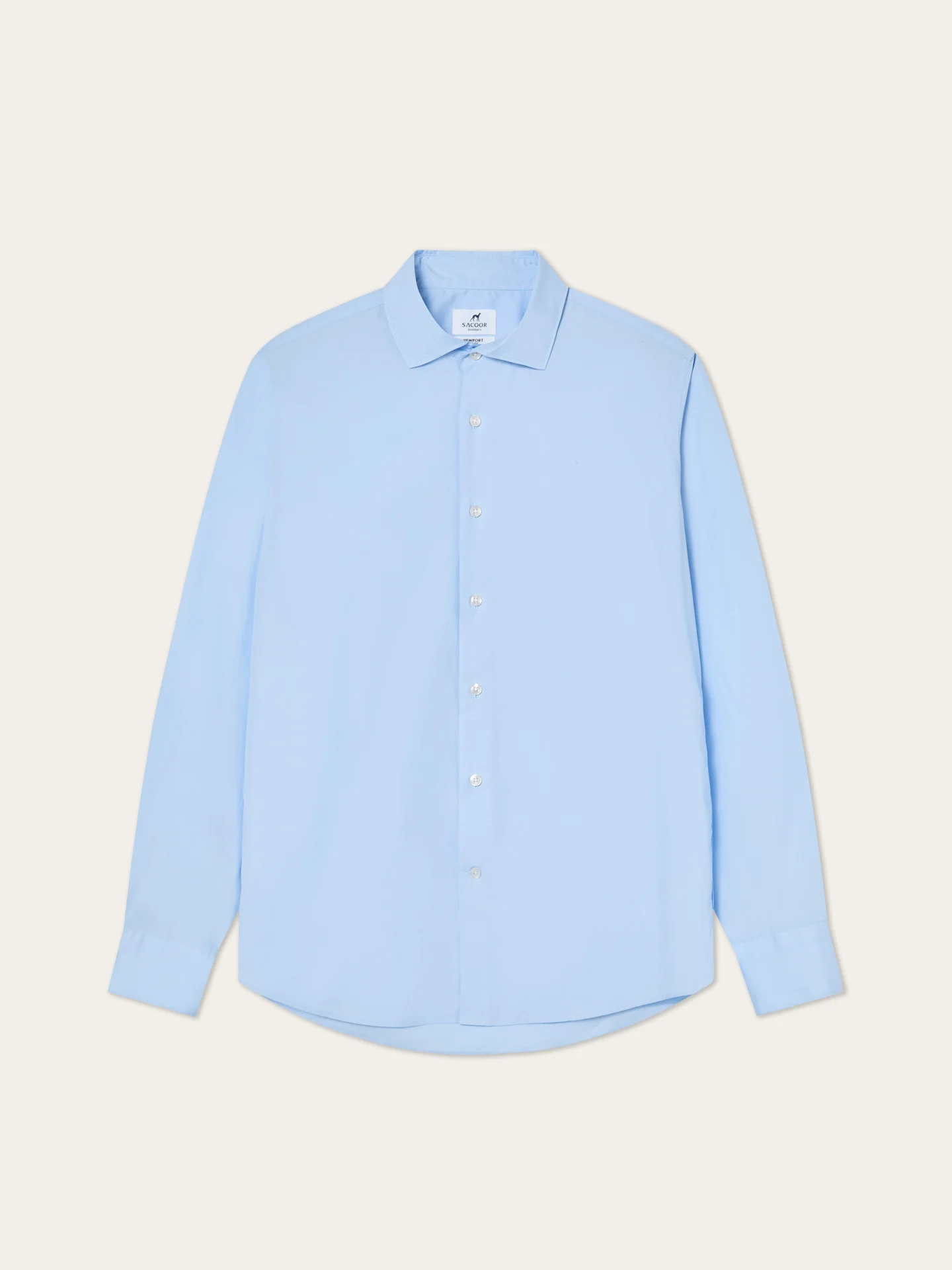 Slim Fit Cotton Formal Shirt With Newport Collar - Image 4