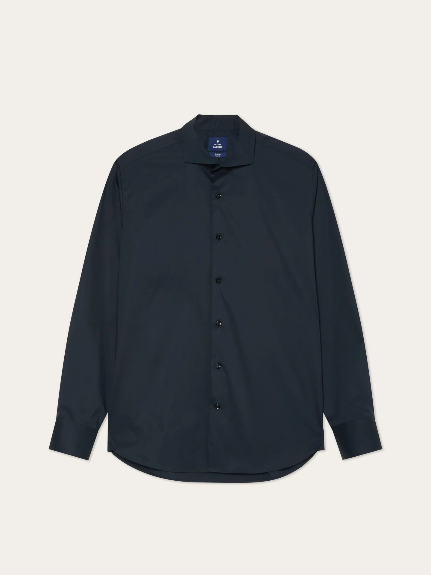 Slim Fit Cotton Stretch Travel Shirt With Dublin Collar - Image 13
