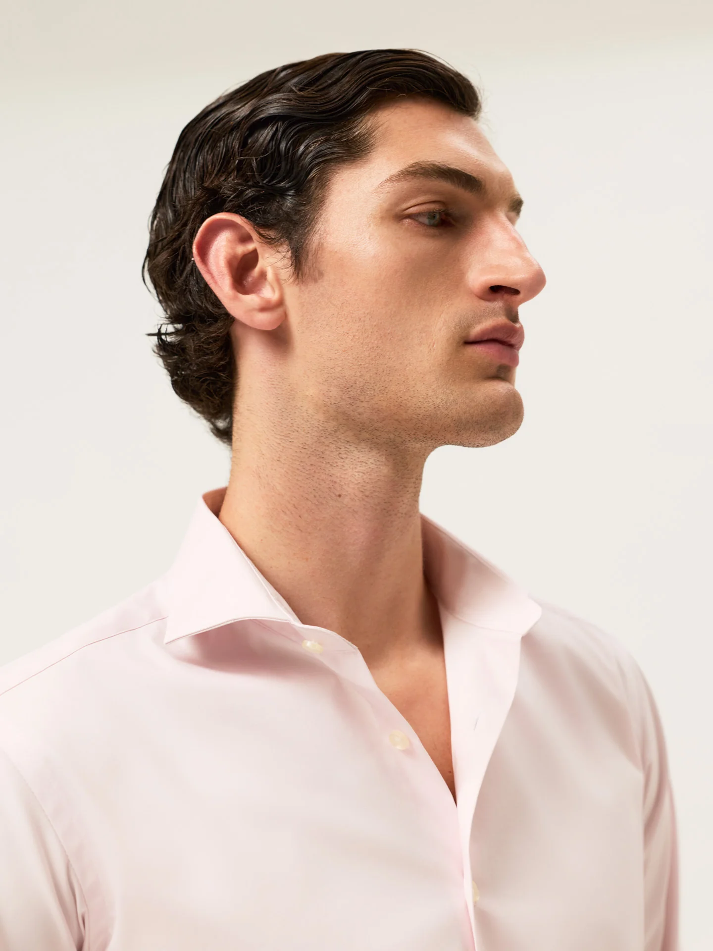 Slim Fit Cotton Stretch Travel Shirt With Dublin Collar - Image 14