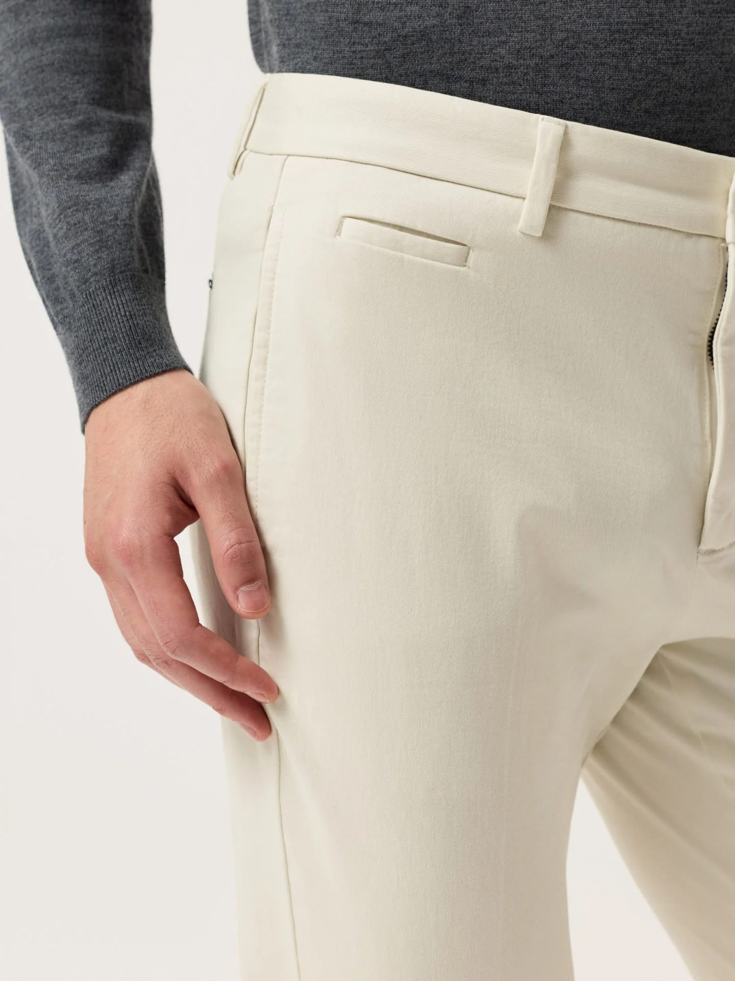 Slim Fit Faded Twill Chino With Garment Dyed Finish - Image 10