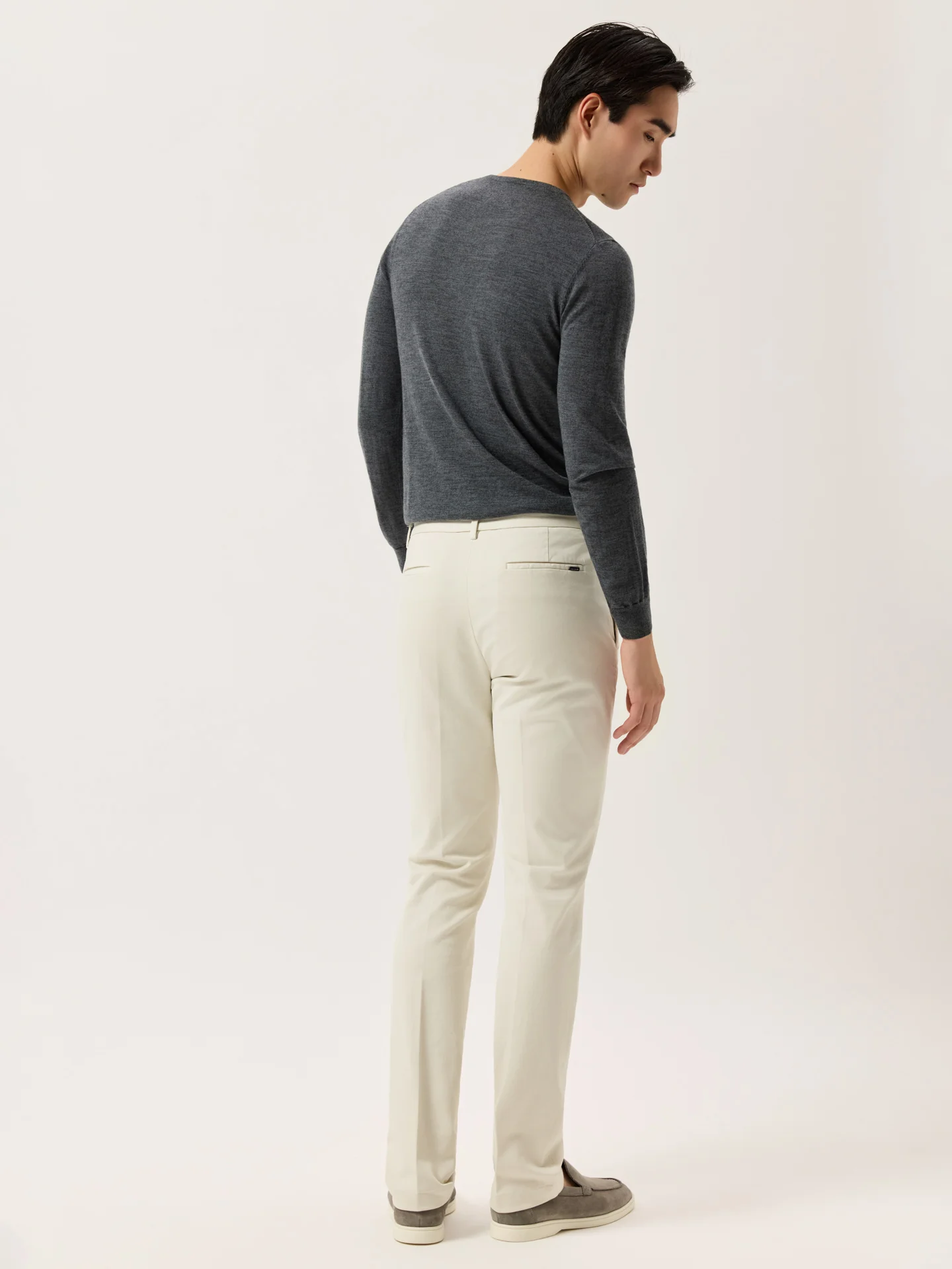 Slim Fit Faded Twill Chino With Garment Dyed Finish - Image 11