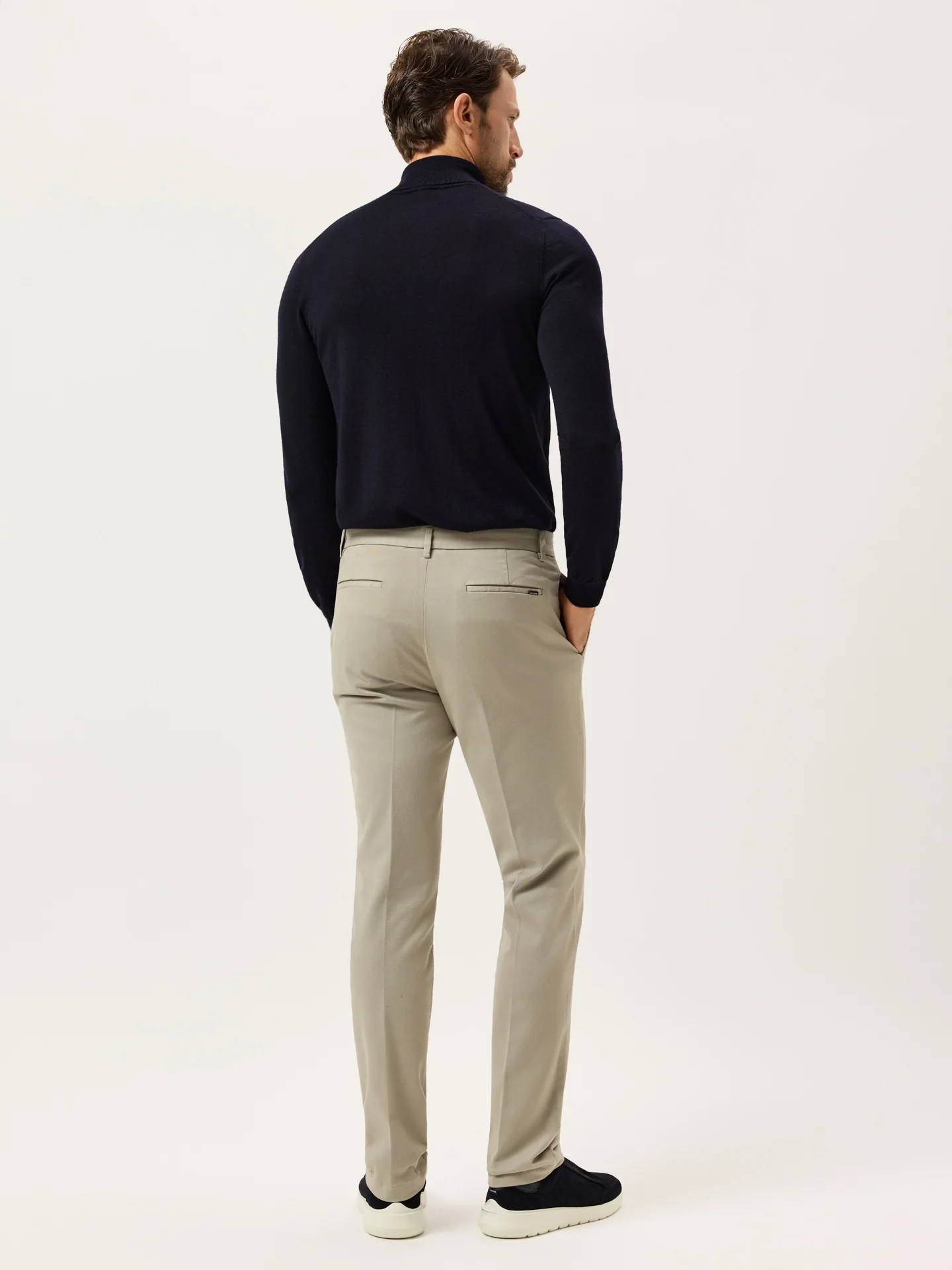 Slim Fit Faded Twill Chino With Garment Dyed Finish - Image 15