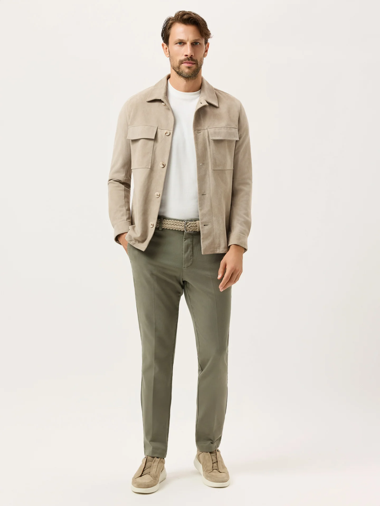 Slim Fit Faded Twill Chino With Garment Dyed Finish - Image 17