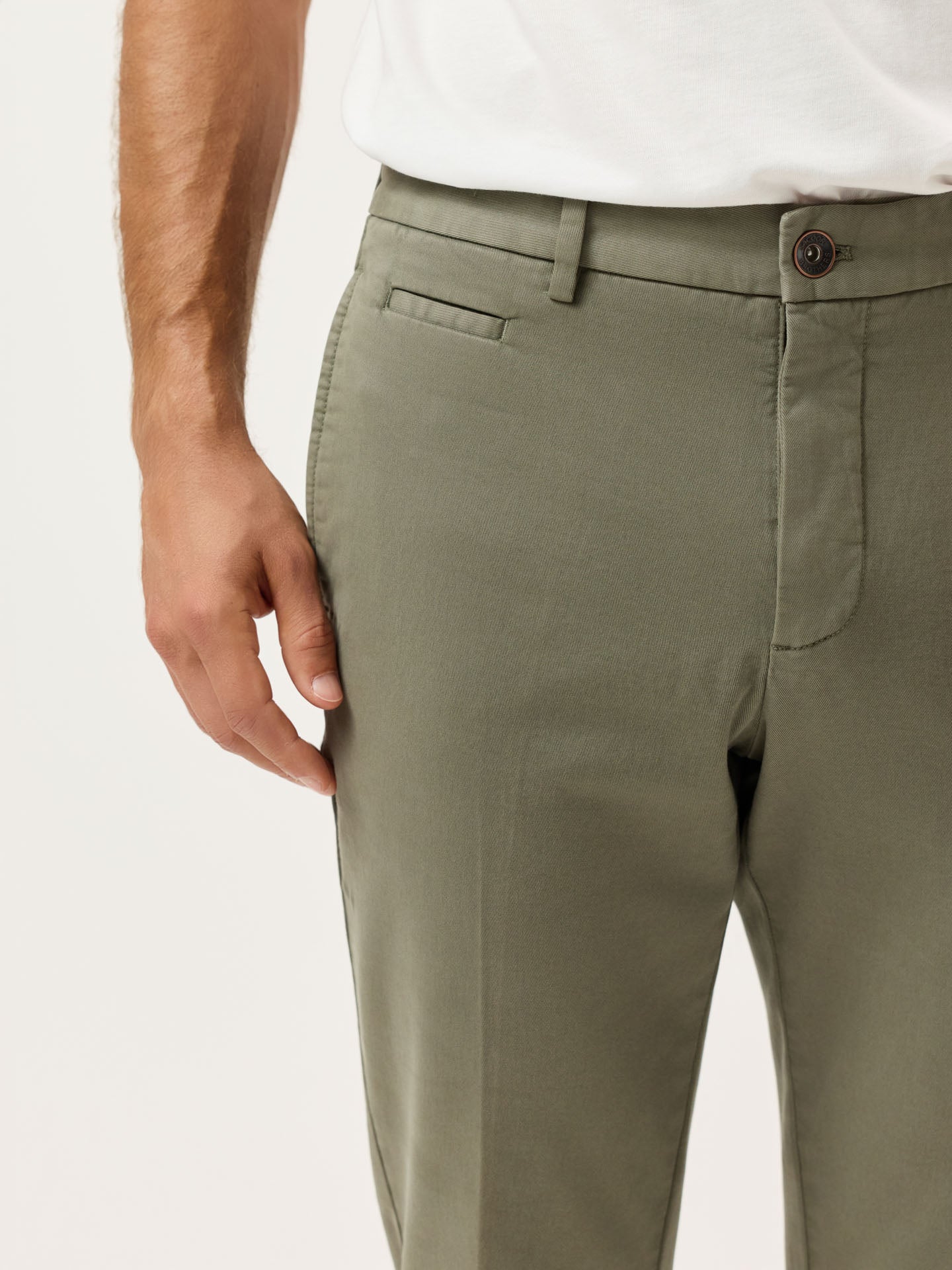 Slim Fit Faded Twill Chino With Garment Dyed Finish - Image 18