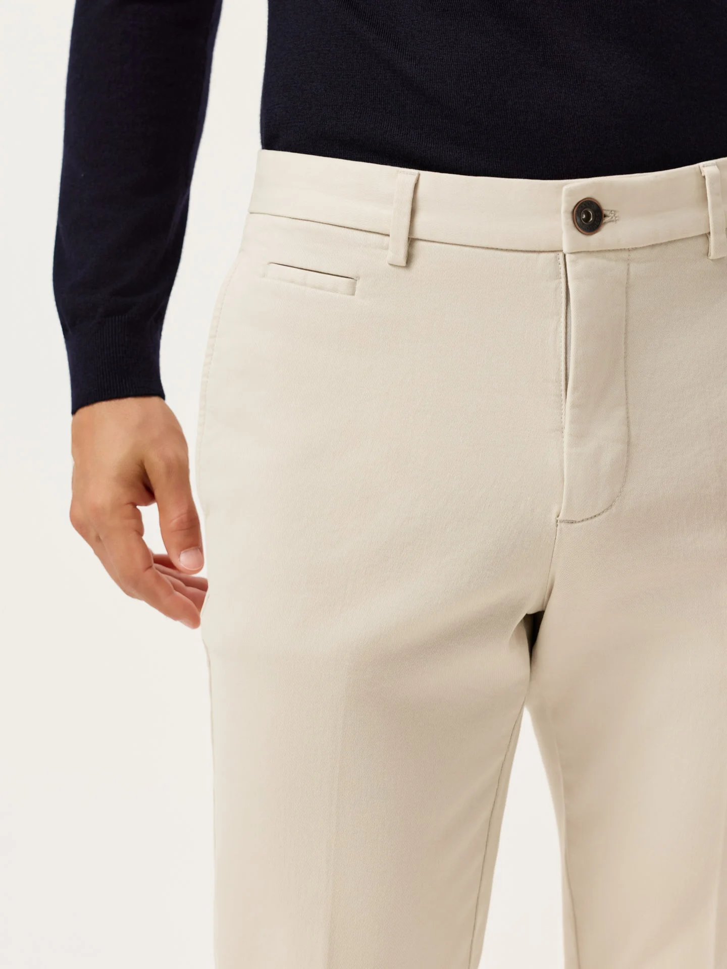 Slim Fit Faded Twill Chino With Garment Dyed Finish - Image 26