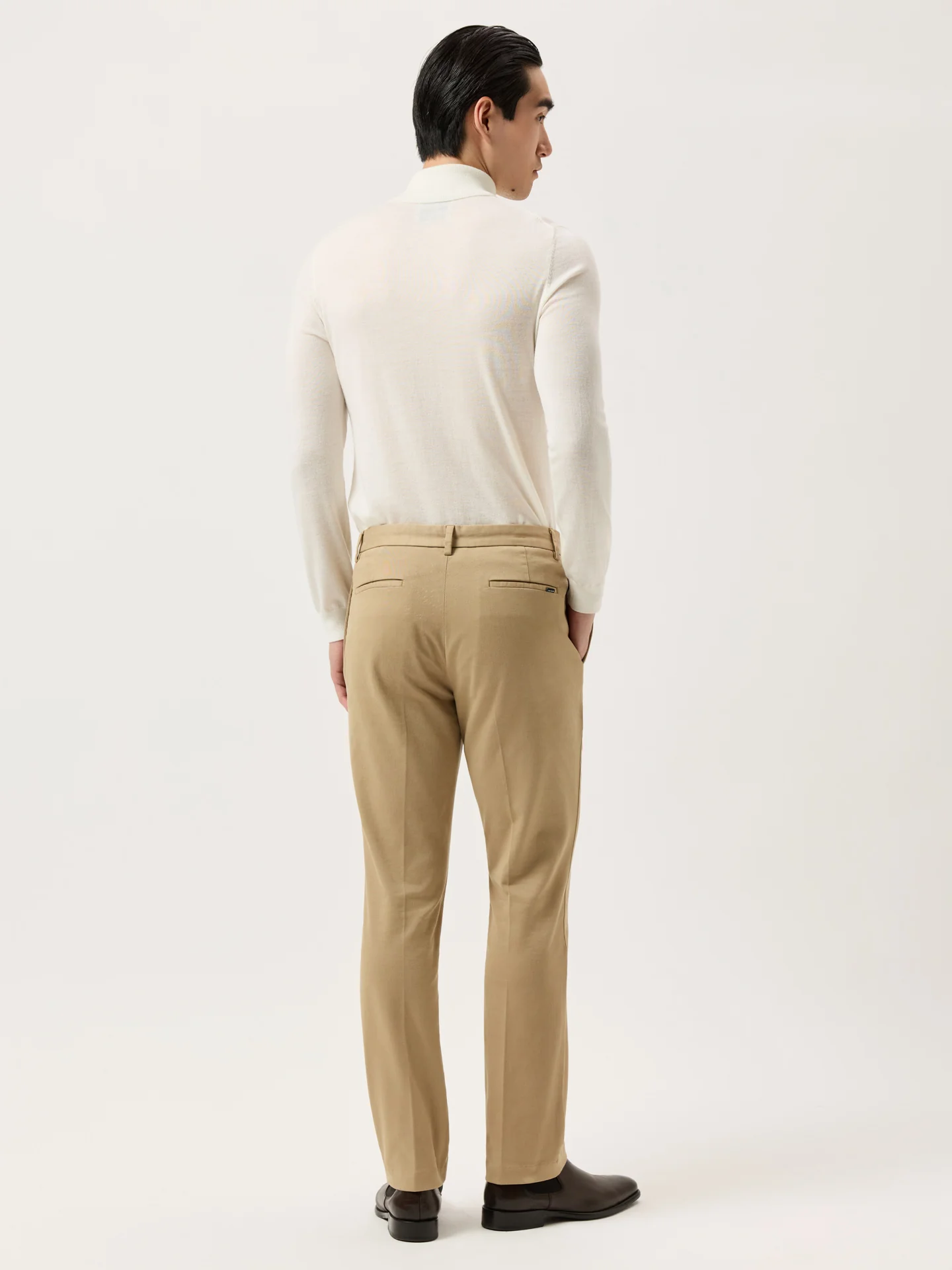 Slim Fit Faded Twill Chino With Garment Dyed Finish - Image 3