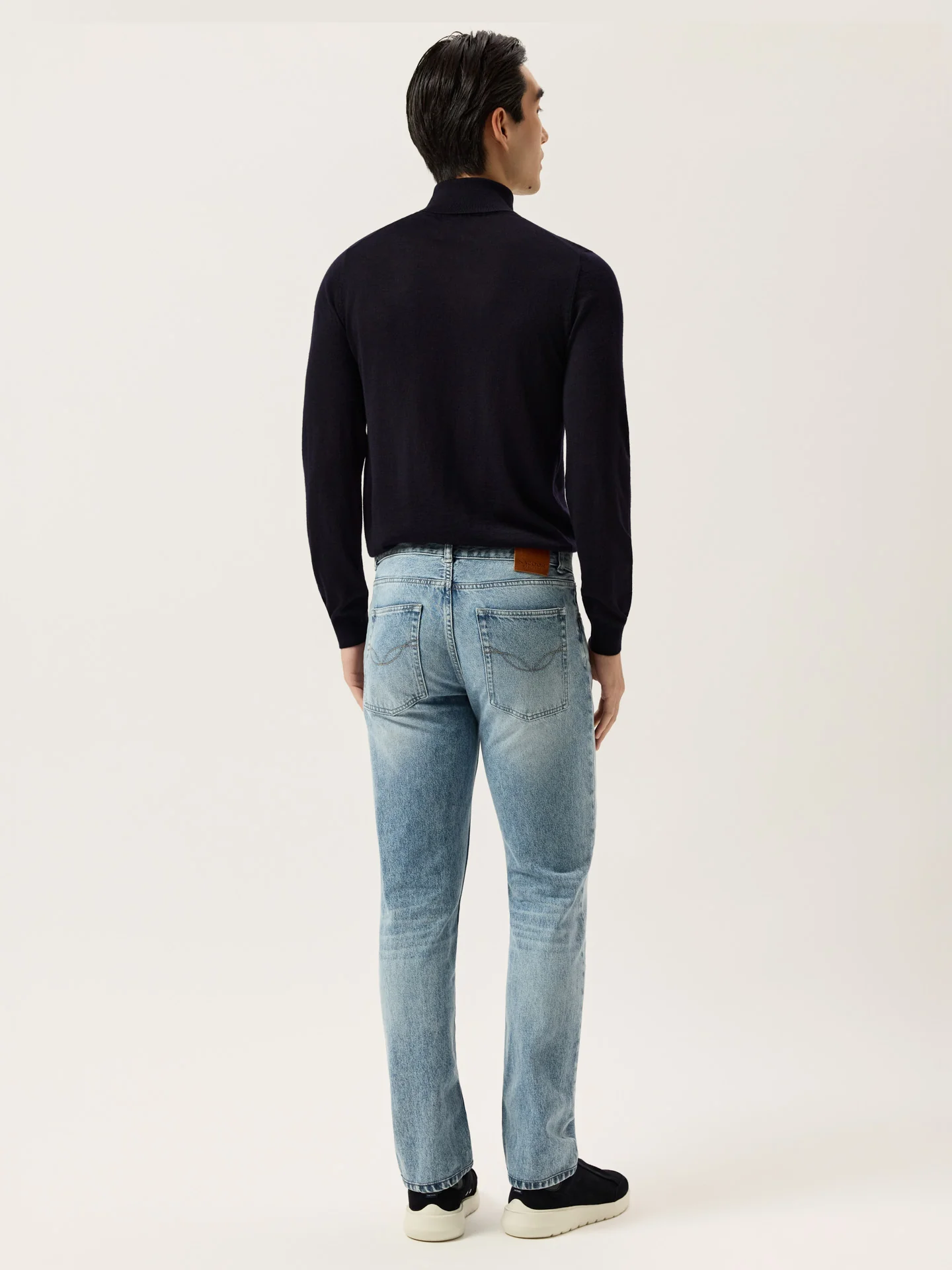 Slim Fit Jeans In Premium Cotton - Image 2