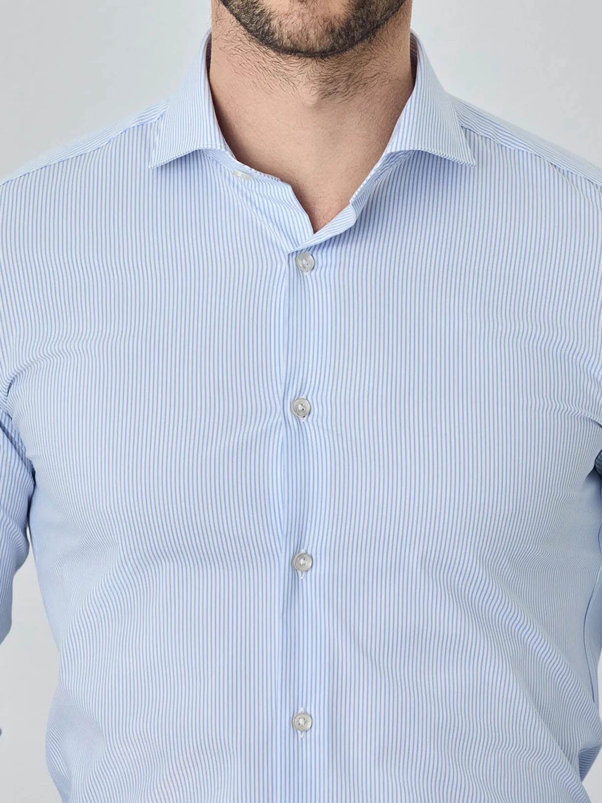 Slim fit k-easy striped poplin comfort shirt - Image 2