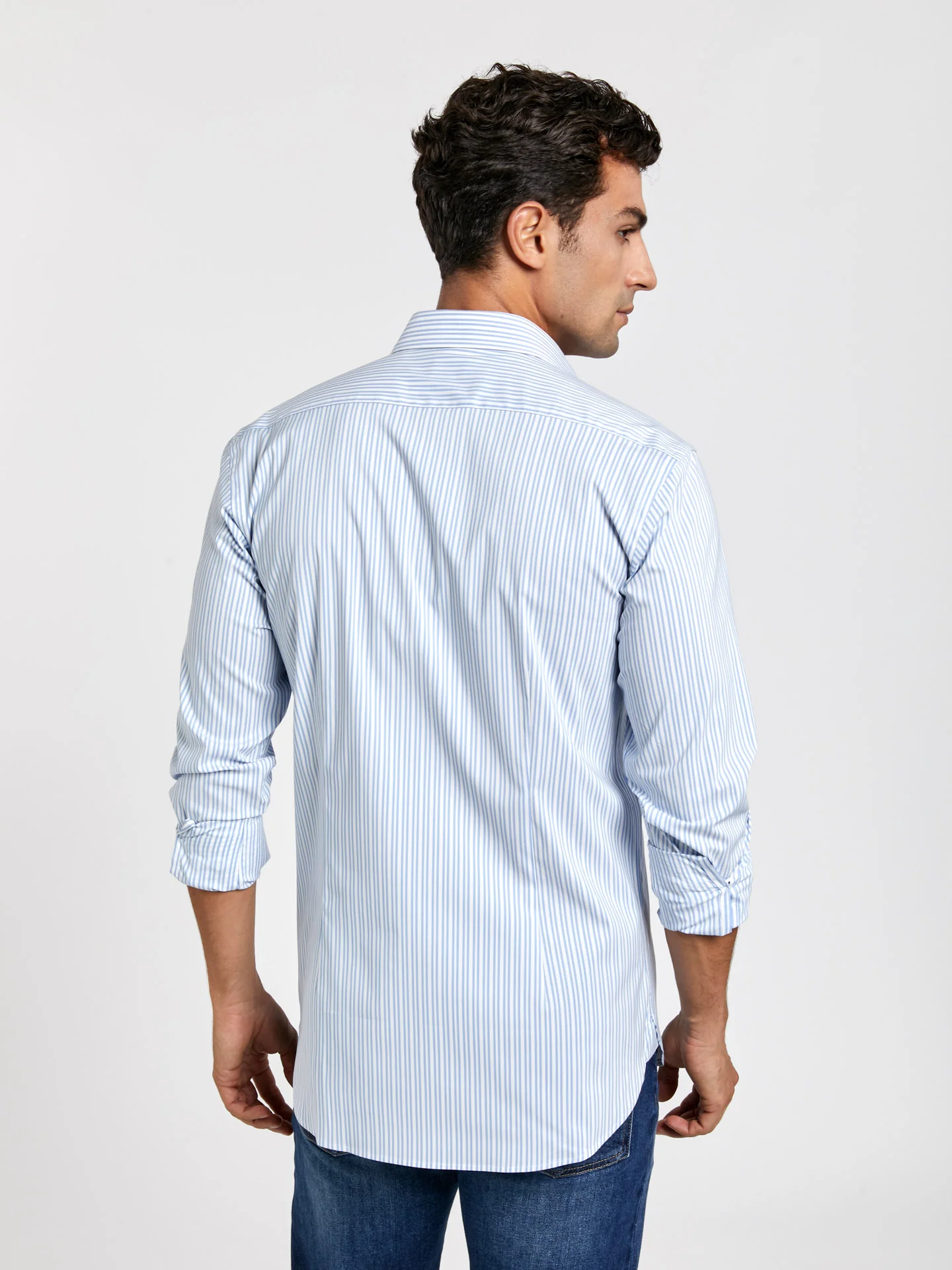 Slim fit k-easy stripes comfort formal shirt - Image 3