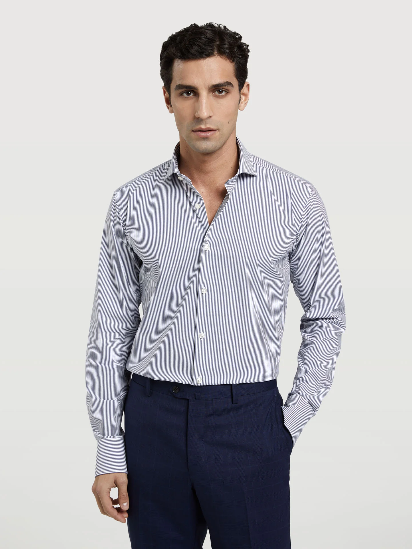 Slim Fit K-Easy Stripes Formal Shirt