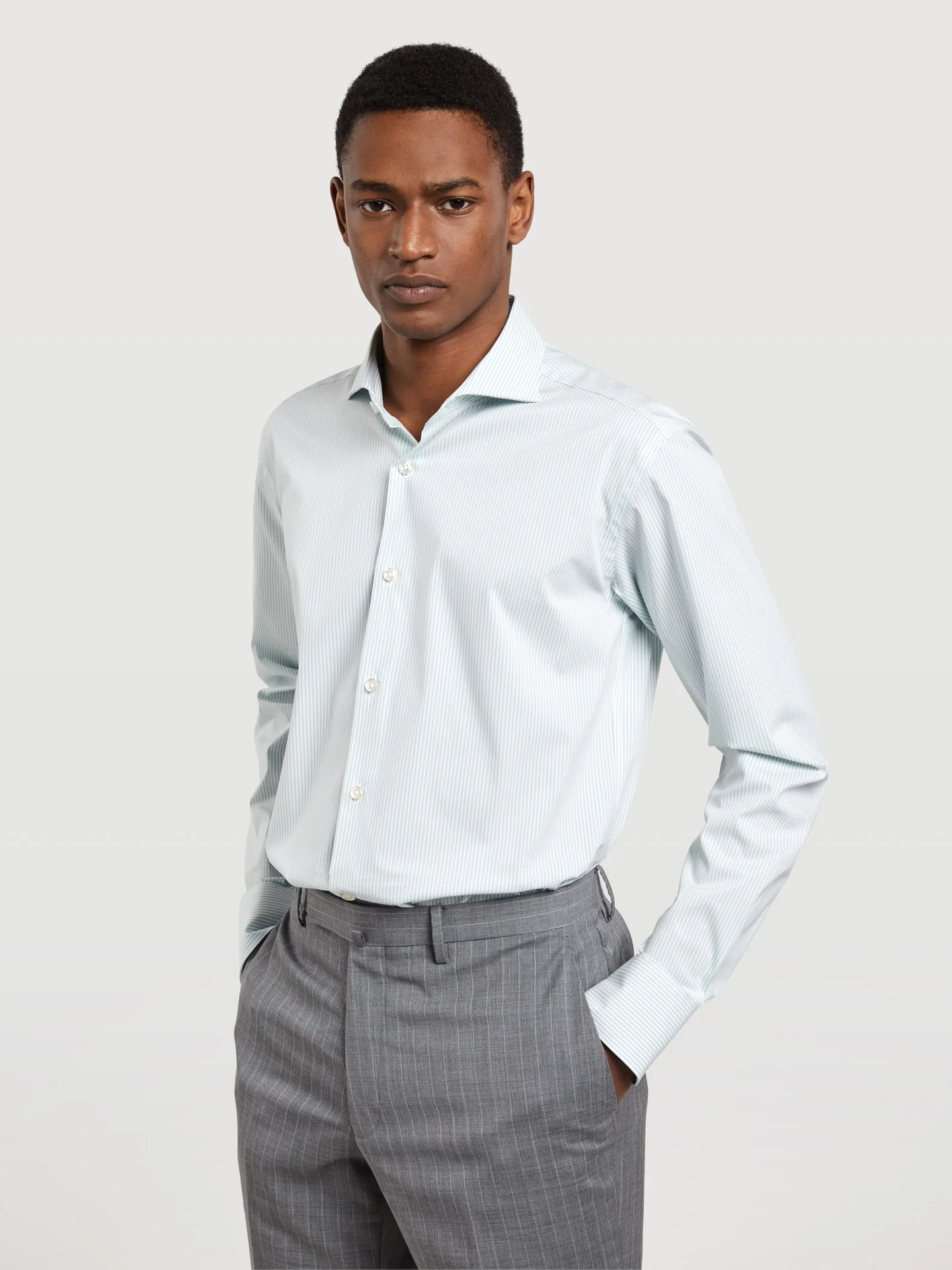 Slim Fit K-Easy Stripes Formal Shirt