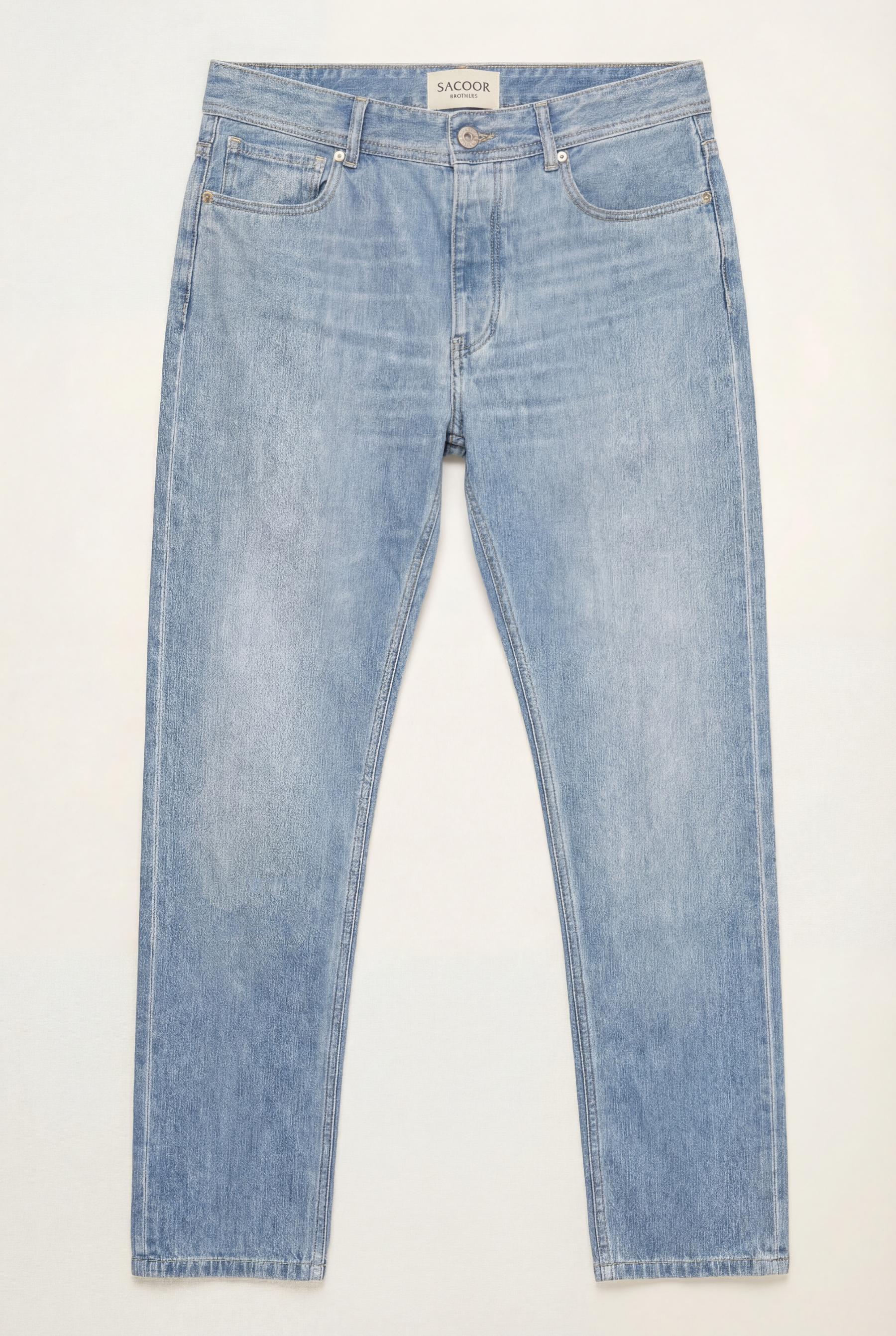 Slim Fit Low-Waist Jeans In Organic Cotton Blend - Image 4