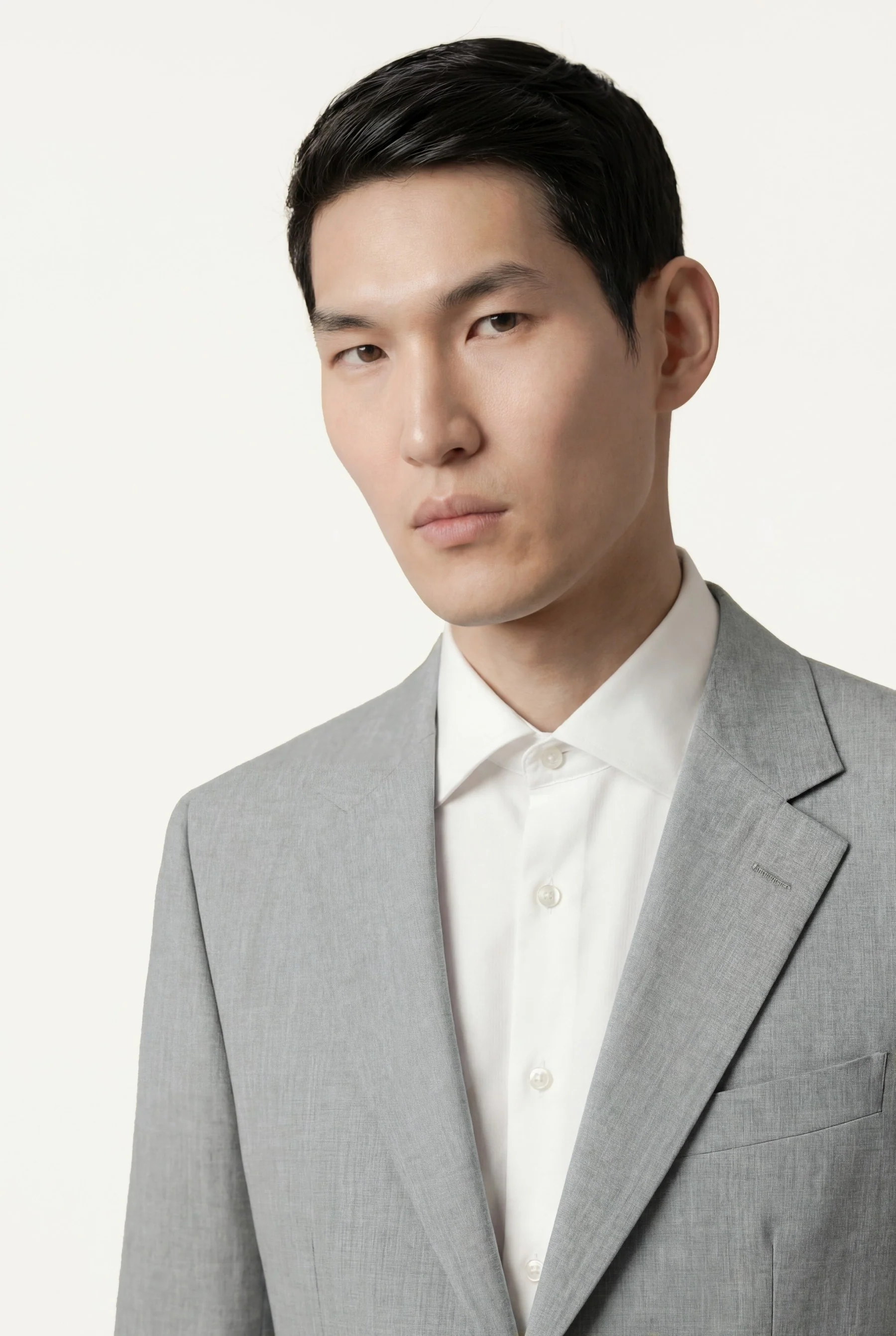 Slim fit Mélange Business Suit - Image 3
