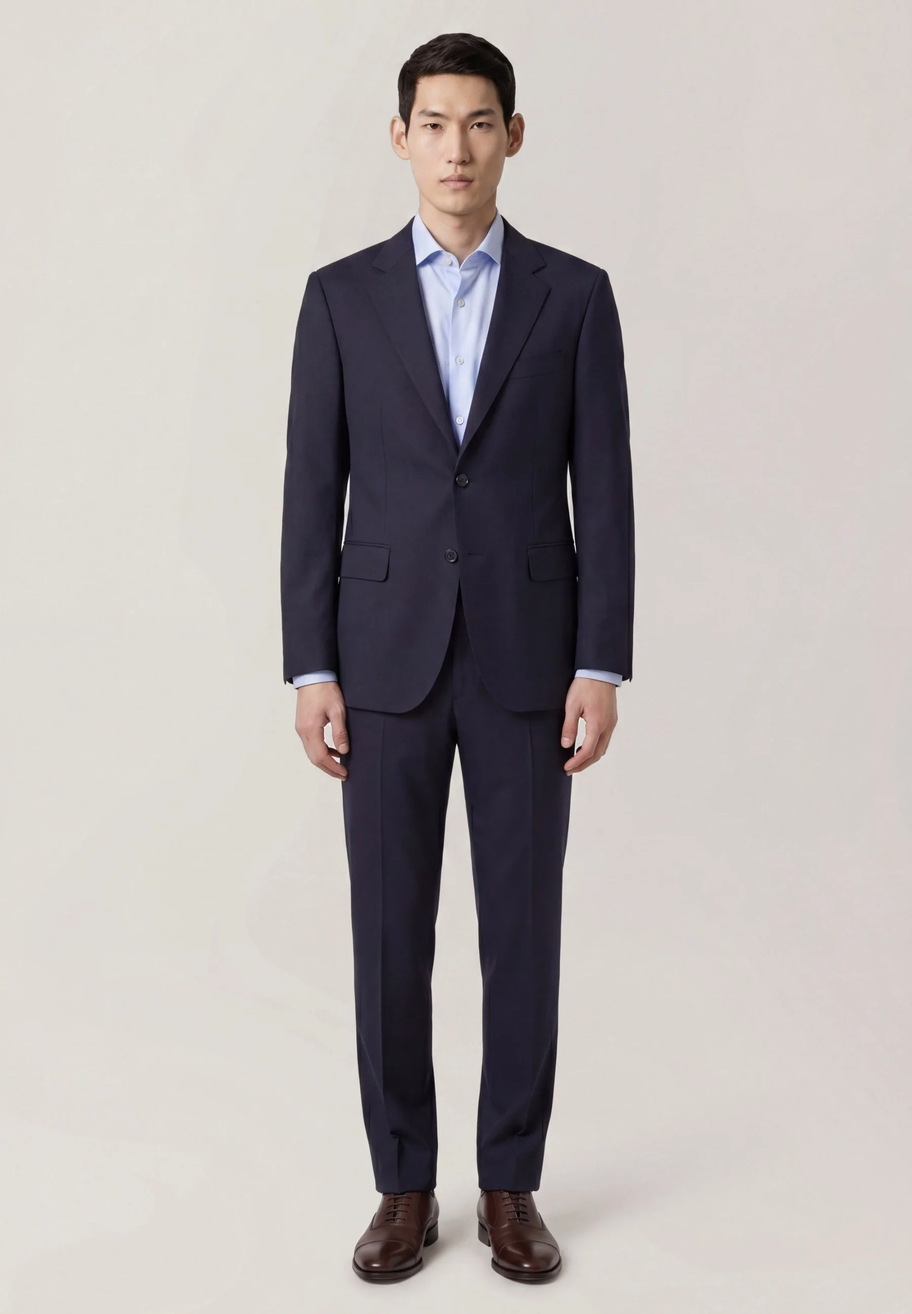 Slim fit Mélange Business Suit