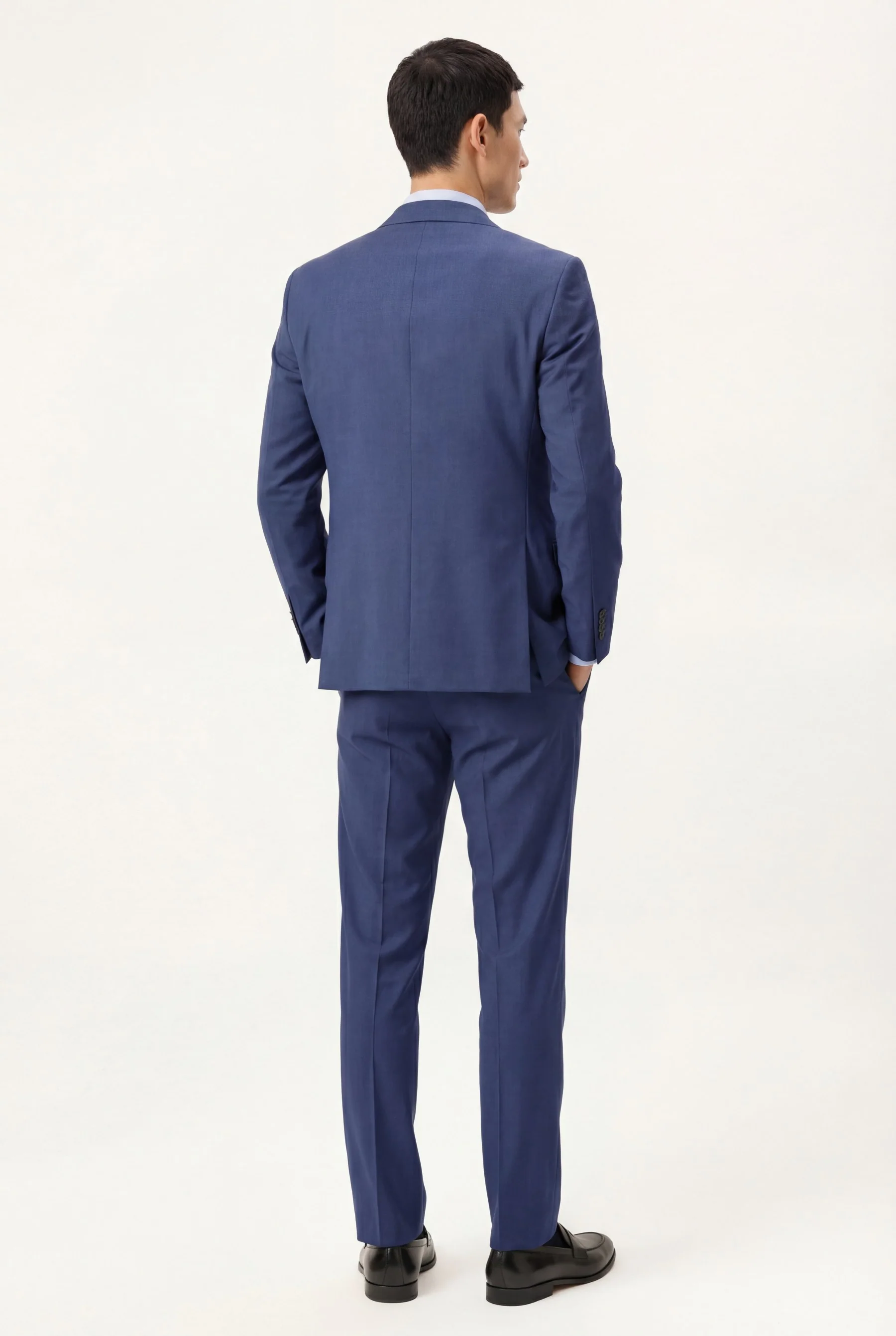 Slim fit Mélange Business Suit - Image 3