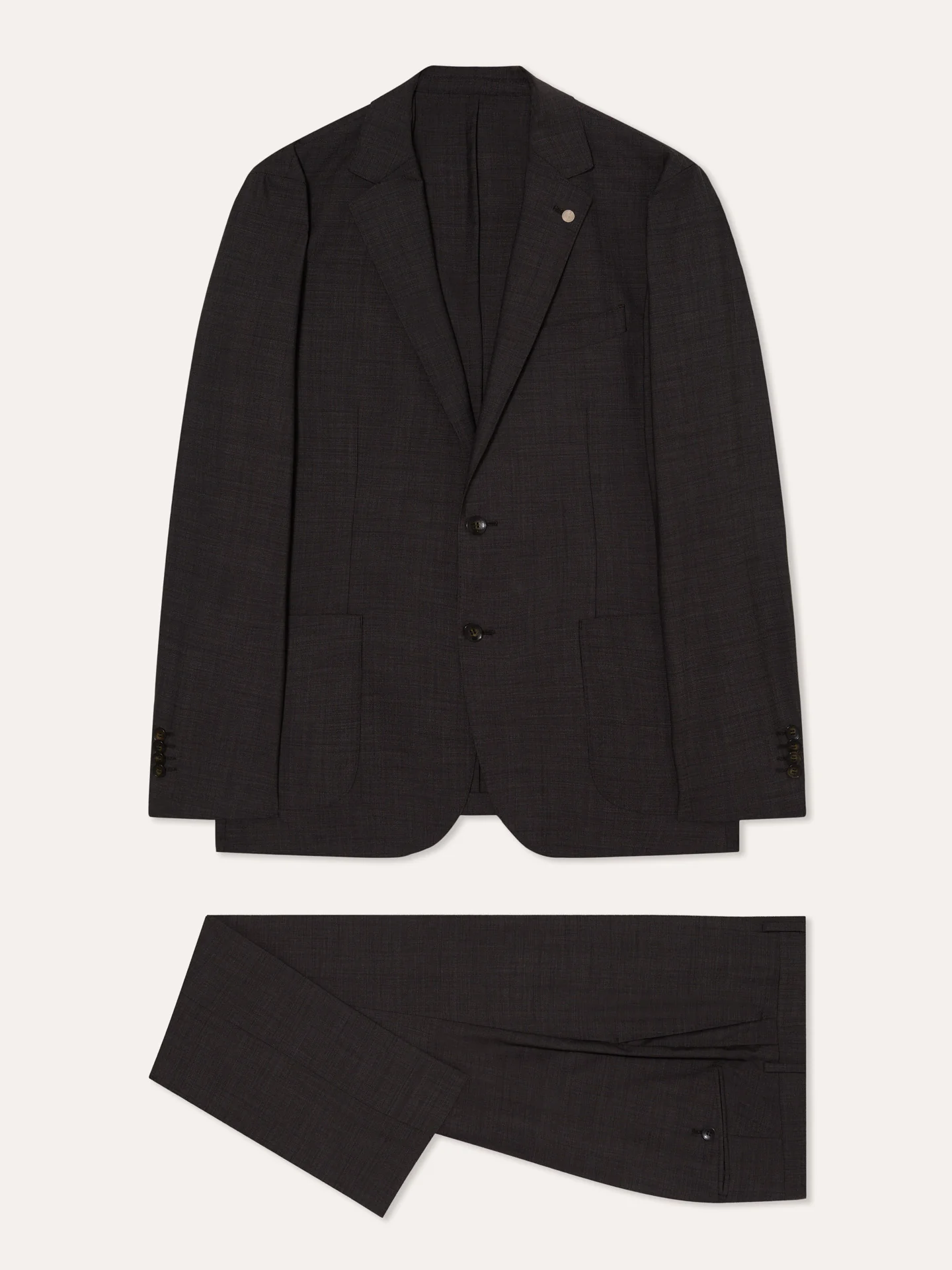 Slim Fit Nailhead Suit in Wool - Image 5