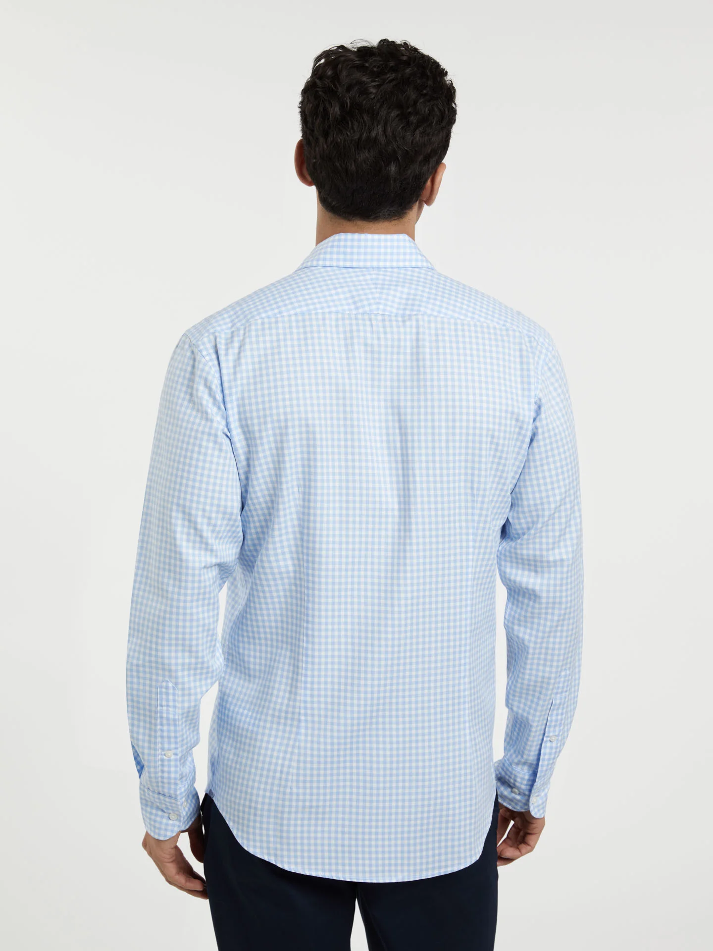 Slim fit new formal pastel checked shirt - Image 3