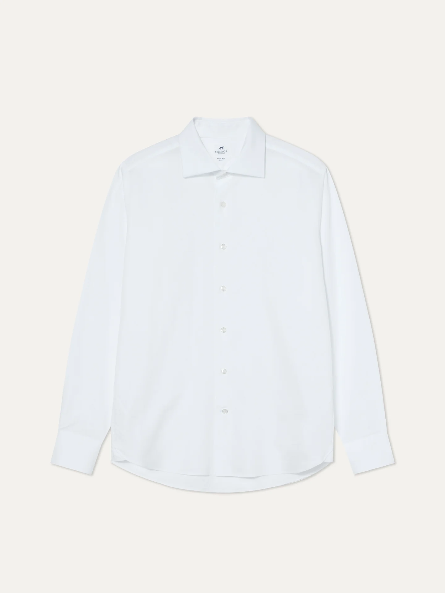 Slim Fit Oxford Formal Shirt With Oxford Collar - Image 4