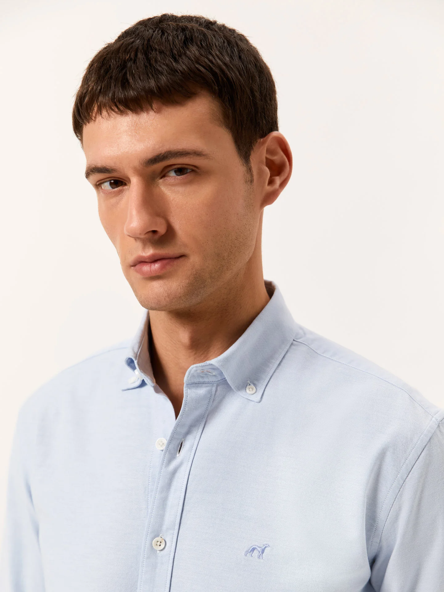 Slim Fit Oxford Shirt in Comfort Cotton - Image 2