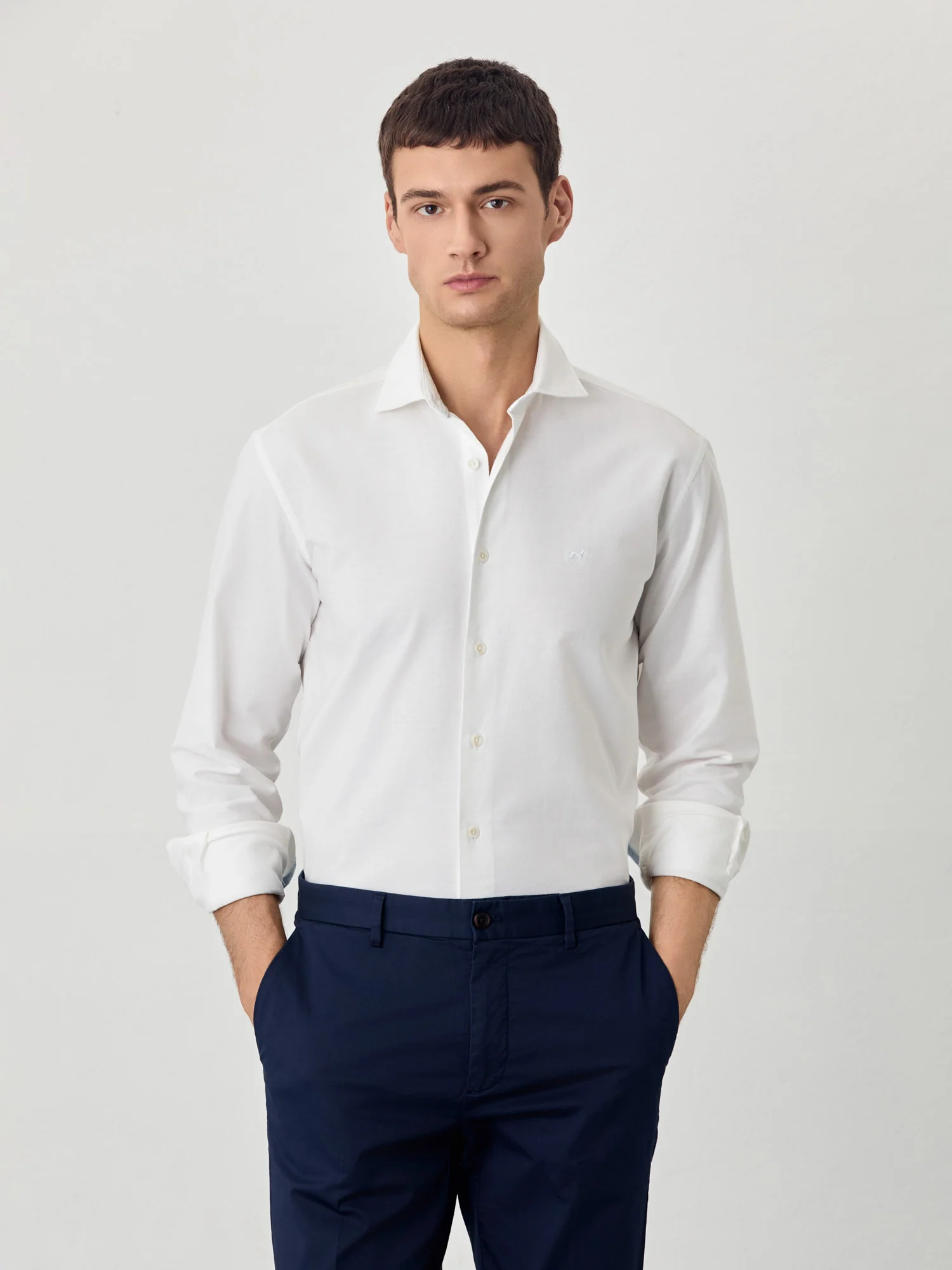 Slim Fit Oxford Shirt in Comfort Cotton