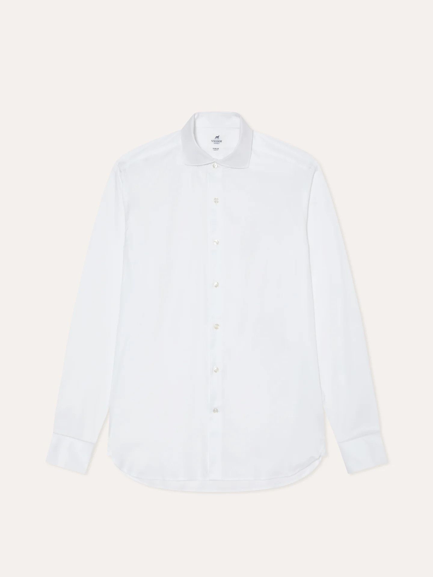 Slim Fit Oxford Shirt with Dublin Collar and Double Cuffs - Image 12