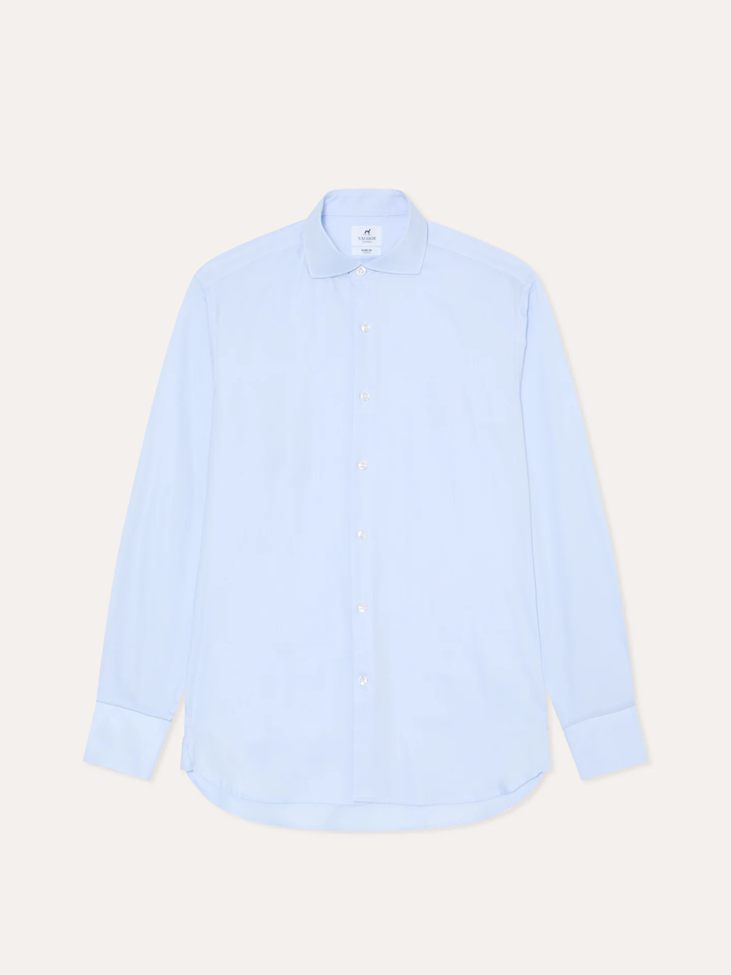 Slim Fit Oxford Shirt with Dublin Collar and Double Cuffs - Image 4