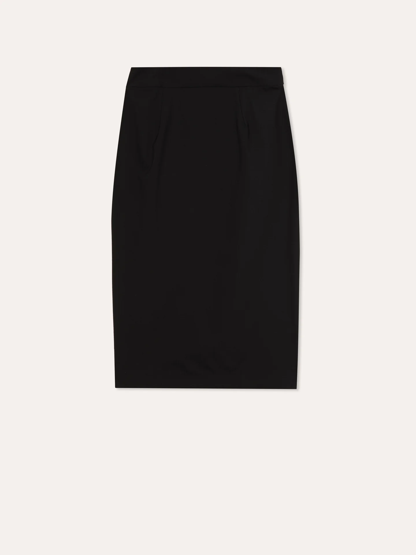 Slim Fit Performance Pencil Skirt in High-performance Wool