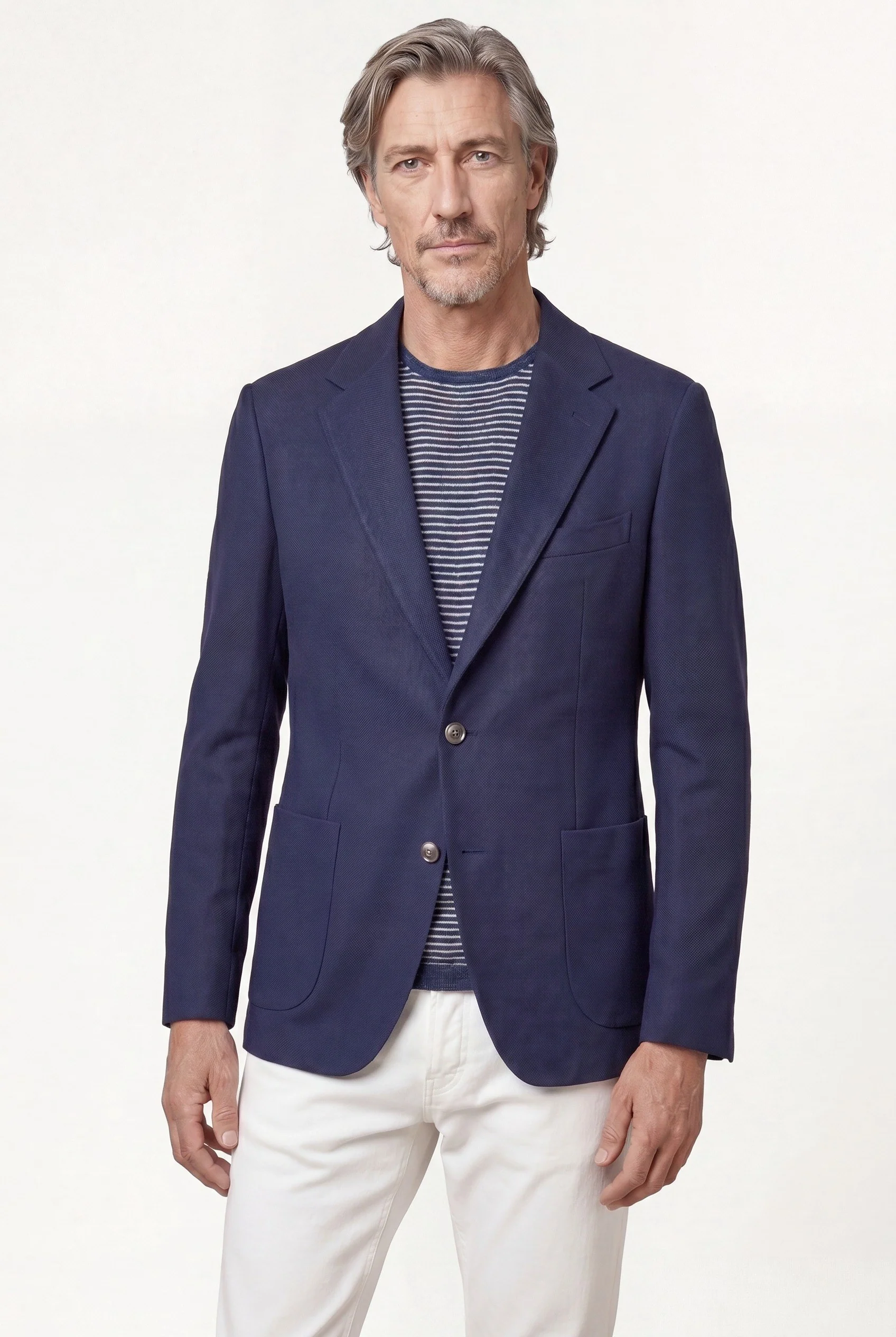 Slim Fit Pigment-Dyed trousers In Tencel Cotton And Elastane Blend - Image 27