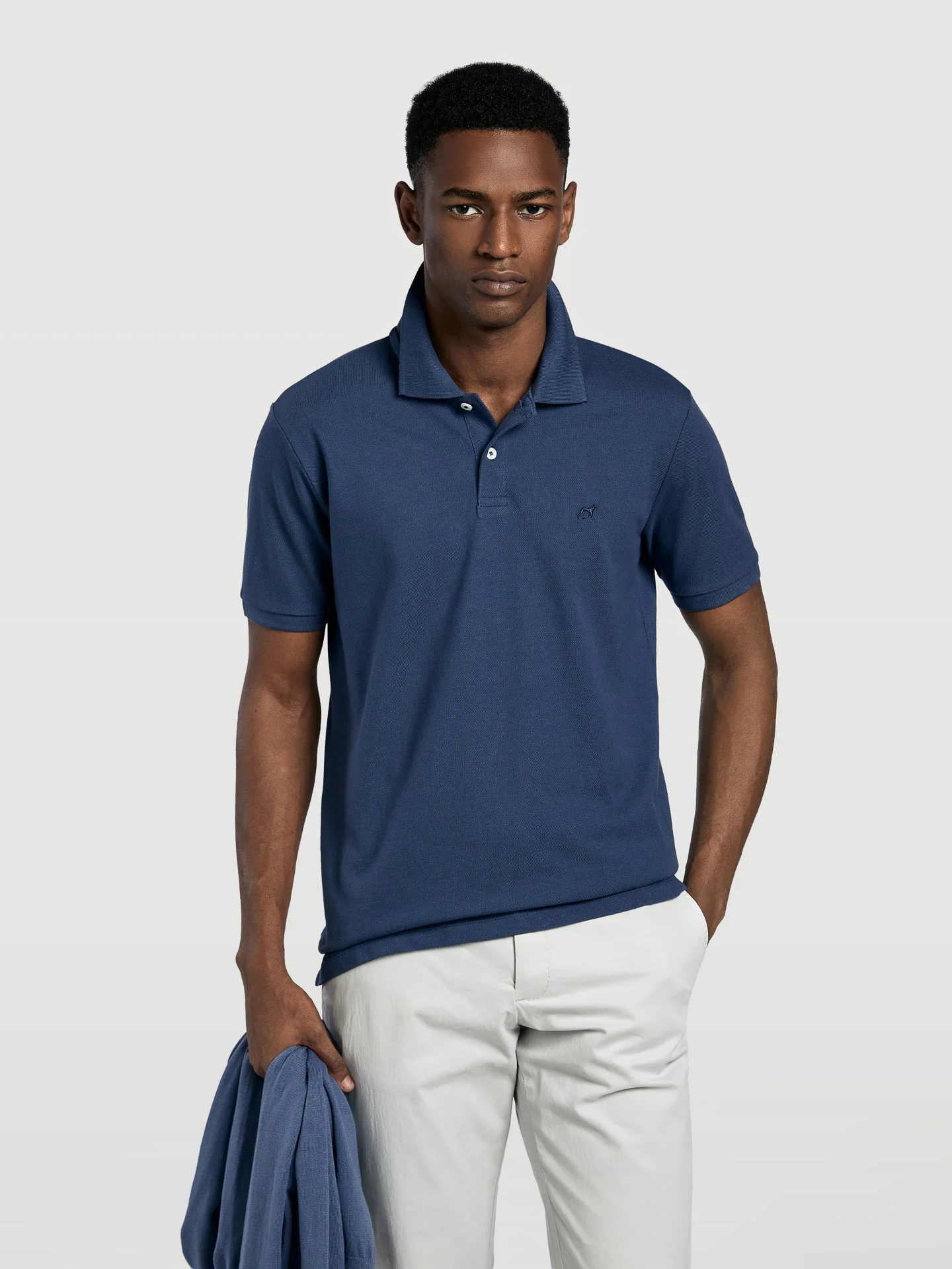 Slim fit piqué polo shirt - Image 2