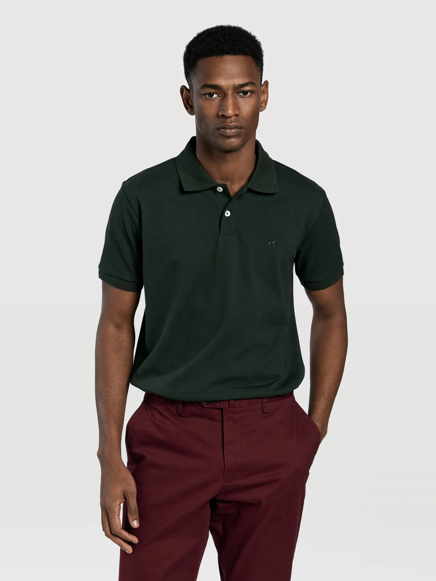 Slim fit piqué polo shirt - Image 7