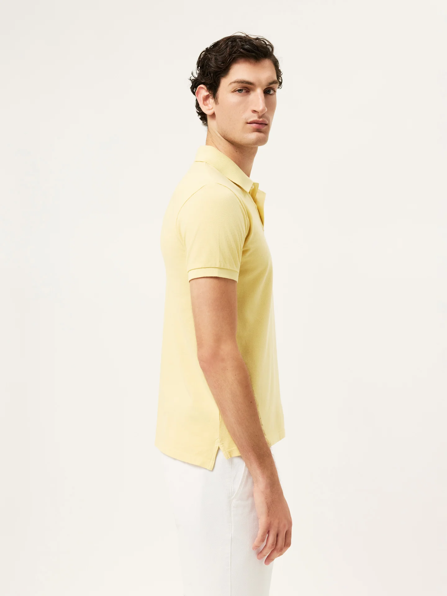 Slim fit piqué polo shirt Garment Dye Edition - Image 19
