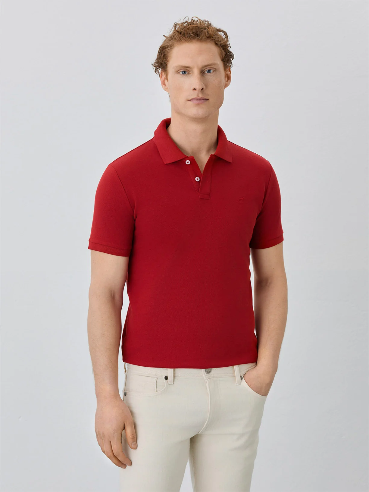 Slim Fit Piqué Polo With Logo Embroidery In BCI Cotton - Image 10