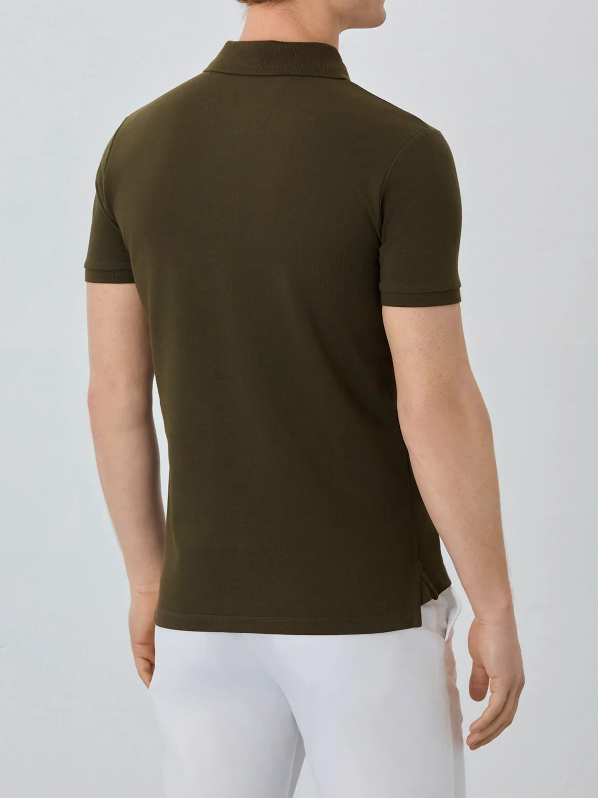 Slim Fit Piqué Polo With Logo Embroidery In BCI Cotton - Image 21