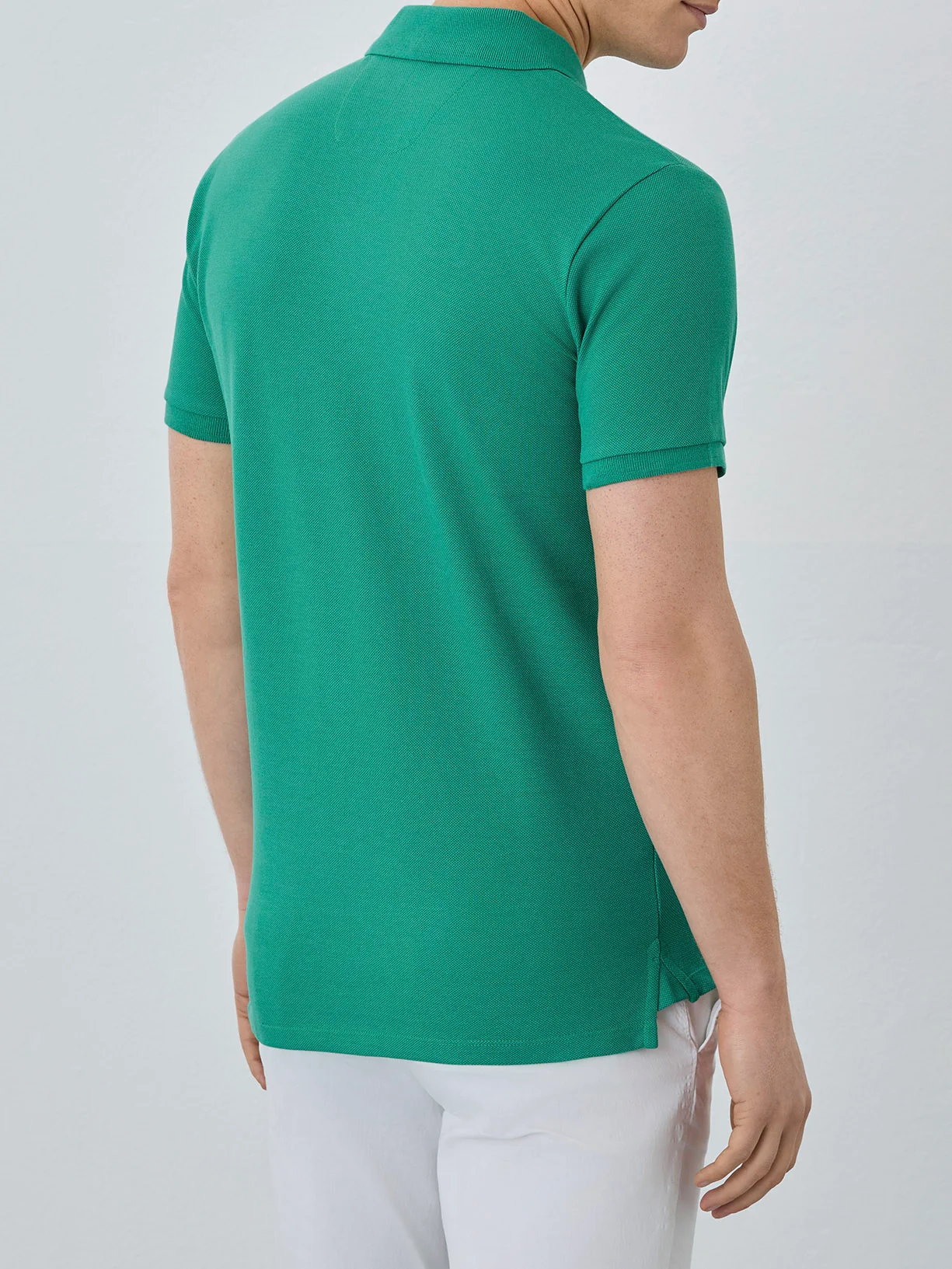 Slim Fit Piqué Polo With Logo Embroidery In BCI Cotton - Image 27