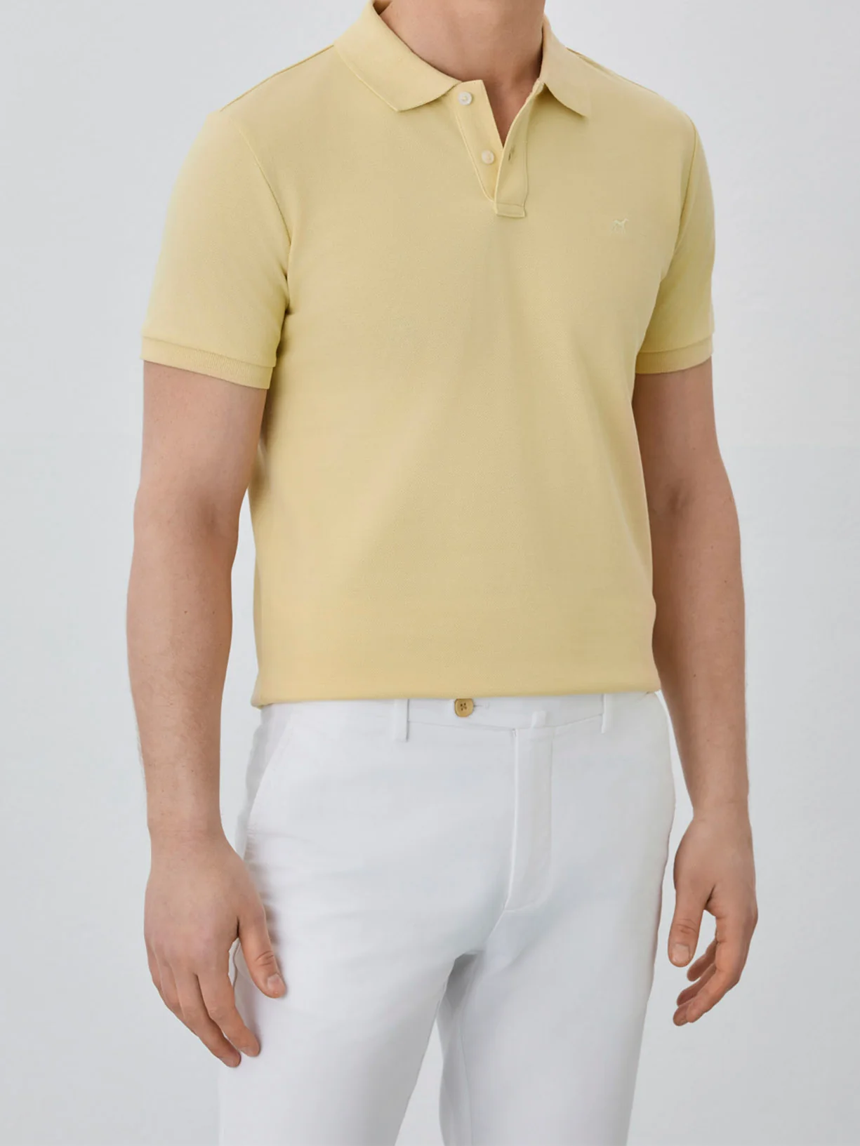 Slim Fit Piqué Polo With Logo Embroidery In BCI Cotton - Image 28