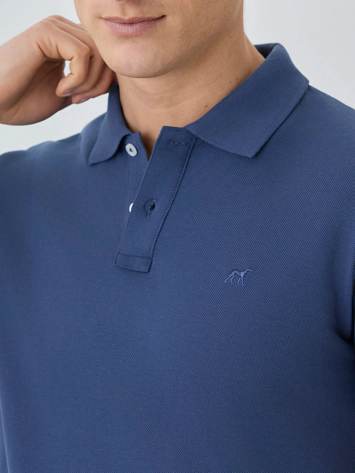 Slim Fit Piqué Polo With Logo Embroidery In BCI Cotton - Image 32